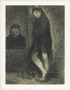 (after) Georges Seurat - lithograph "La banquiste"