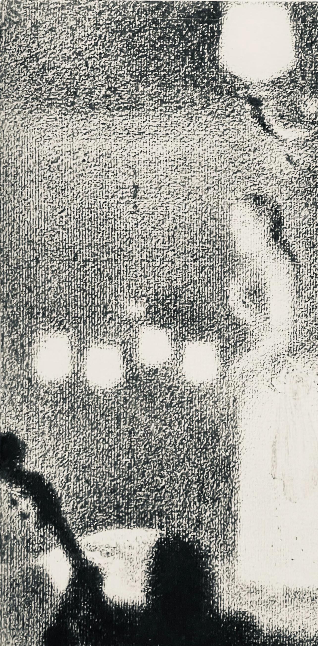 Seurat, Au concert Européen, Seurat (después) - Figurative Print Gris de Georges Seurat