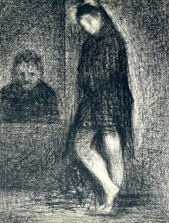 Seurat, Composition, Derrière le miroir (after)