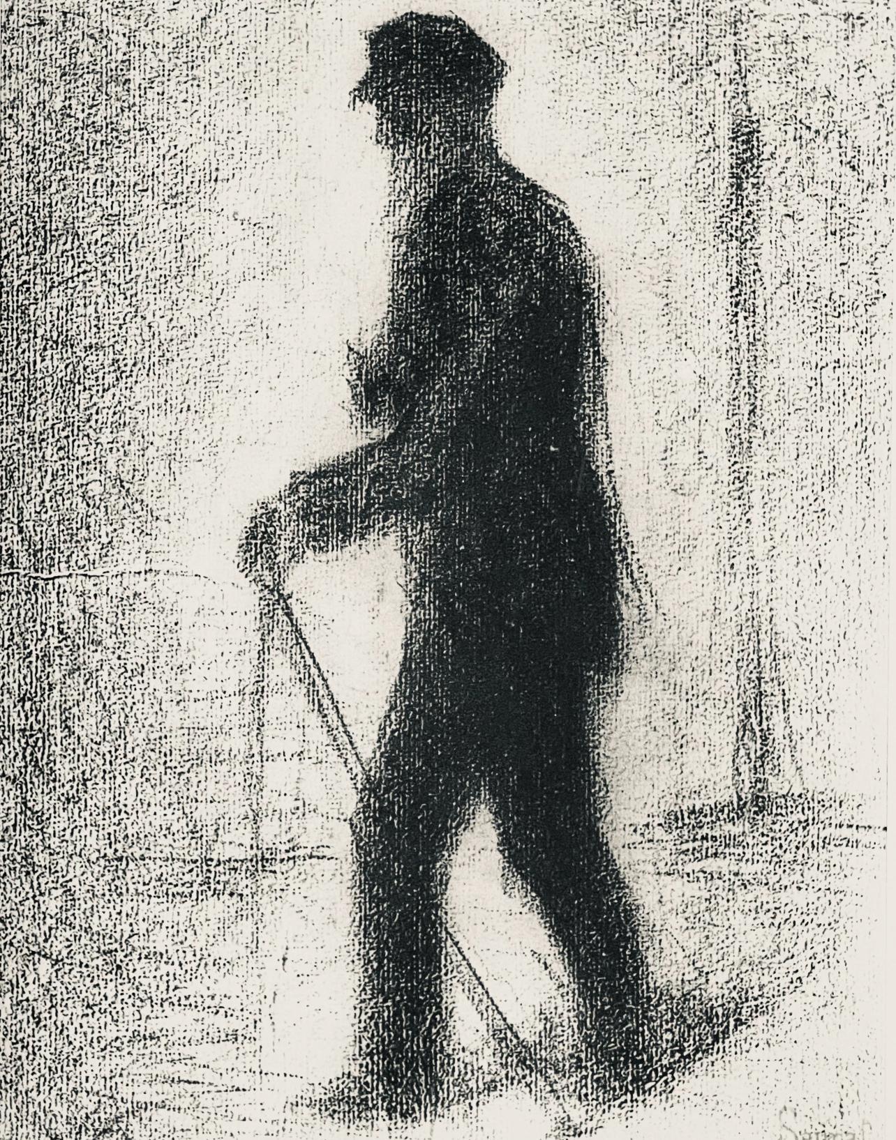 Georges Seurat Figurative Print - Seurat, En marche, Seurat (after)