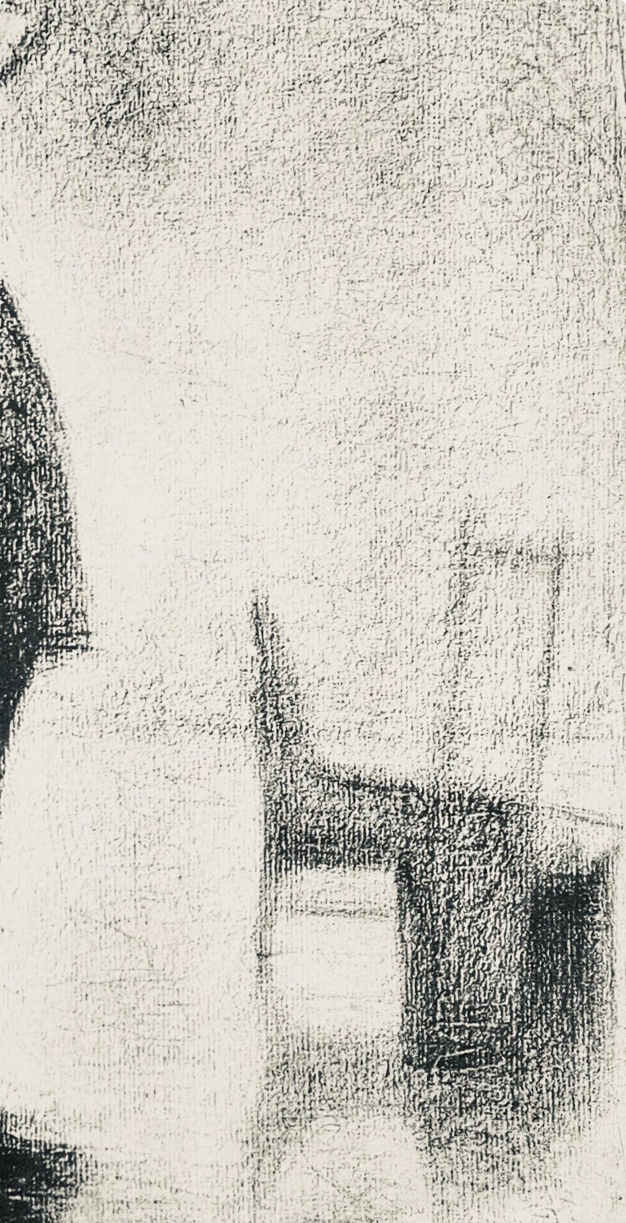 Seurat, Fort de la Halle, Seurat (dopo) - Figurative Print Grigio di Georges Seurat