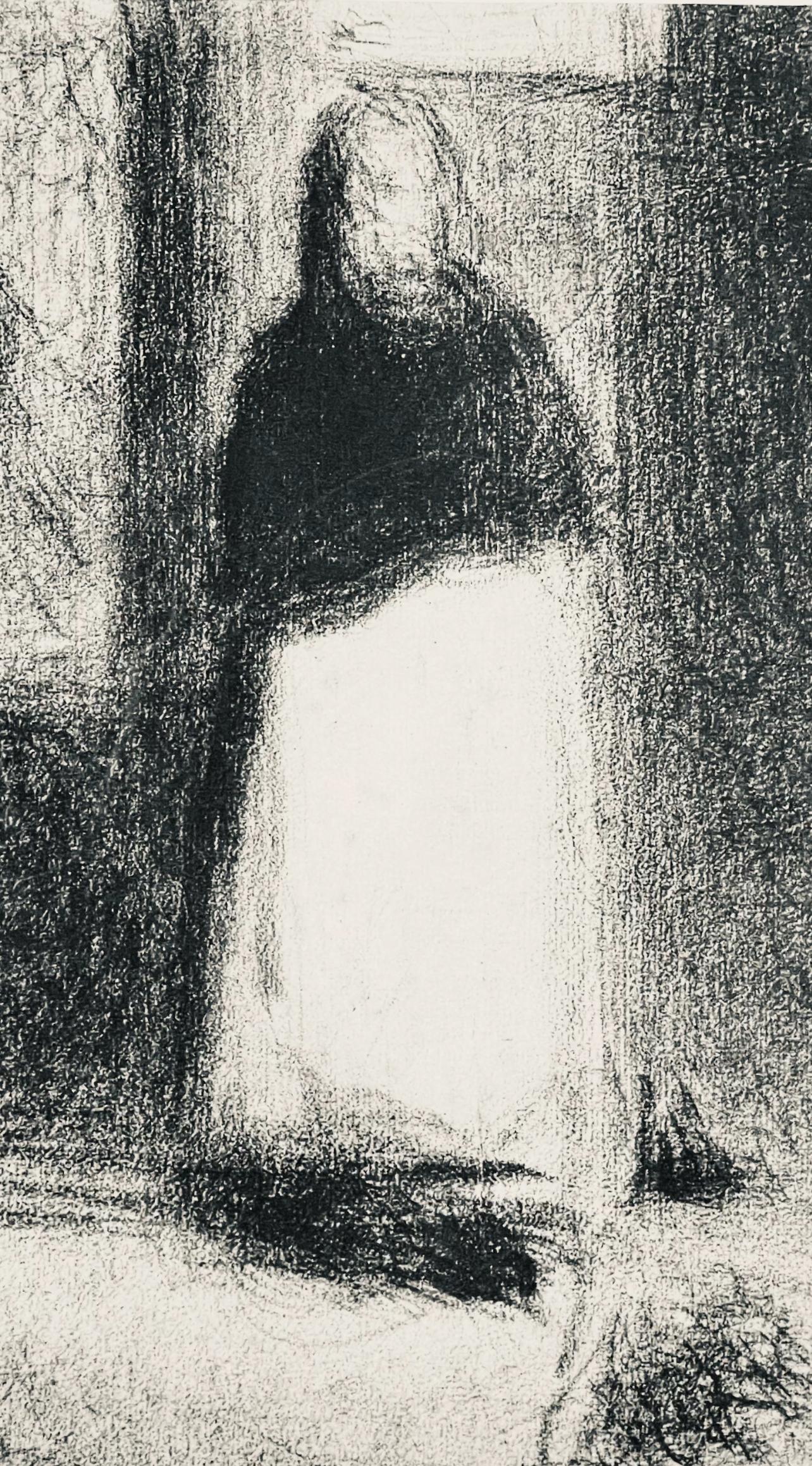 Seurat, La concierge. Vers, Seurat (after) - Print by Georges Seurat