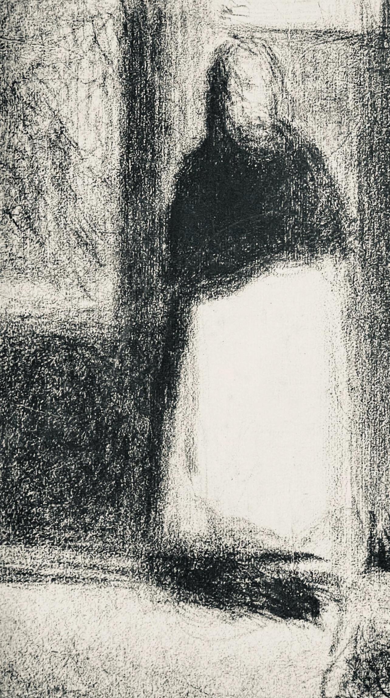Seurat, La concierge. Vers, Seurat (after) - Impressionist Print by Georges Seurat