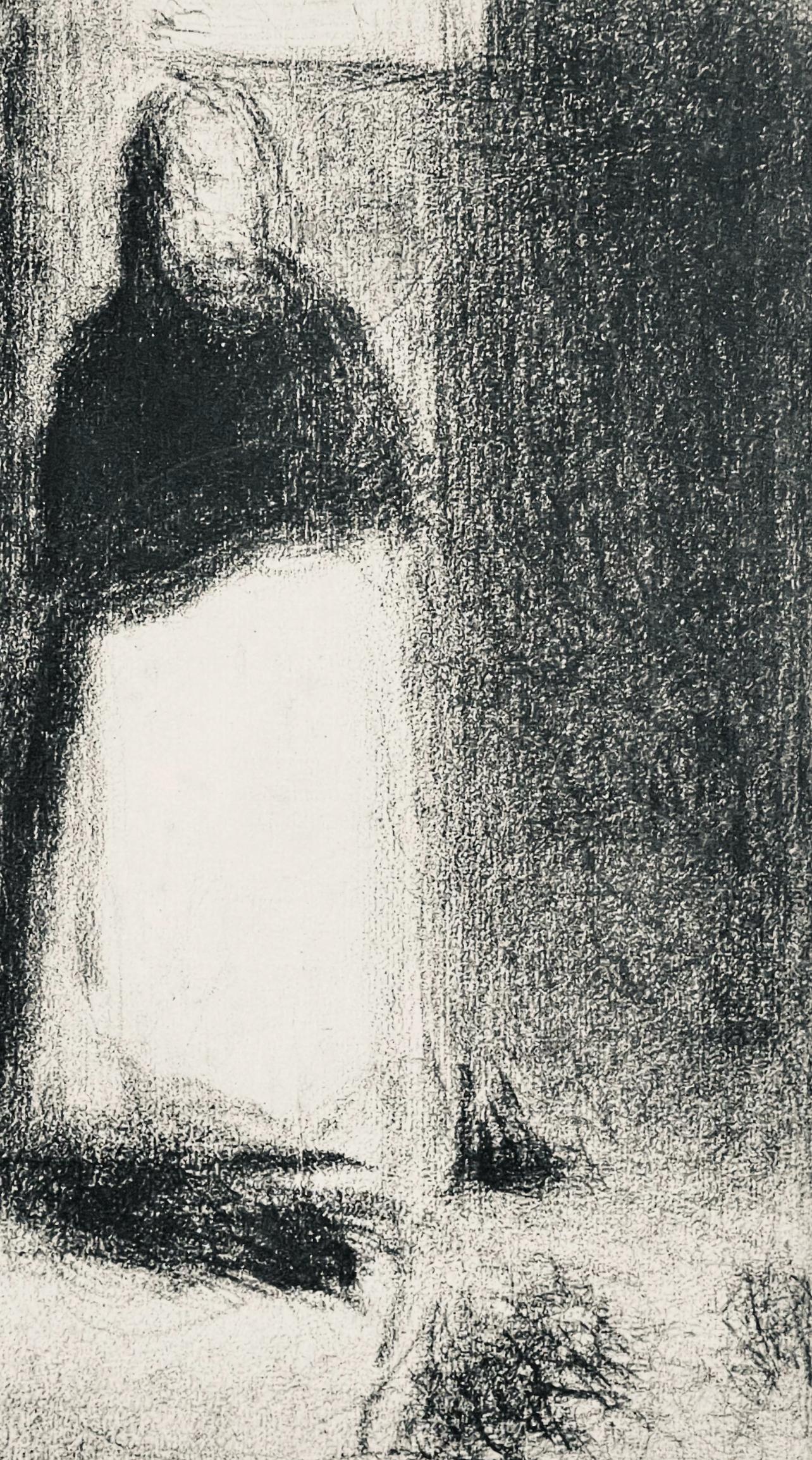Seurat, La Conciergerie, Seurat (after) - Gray Landscape Print by Georges Seurat