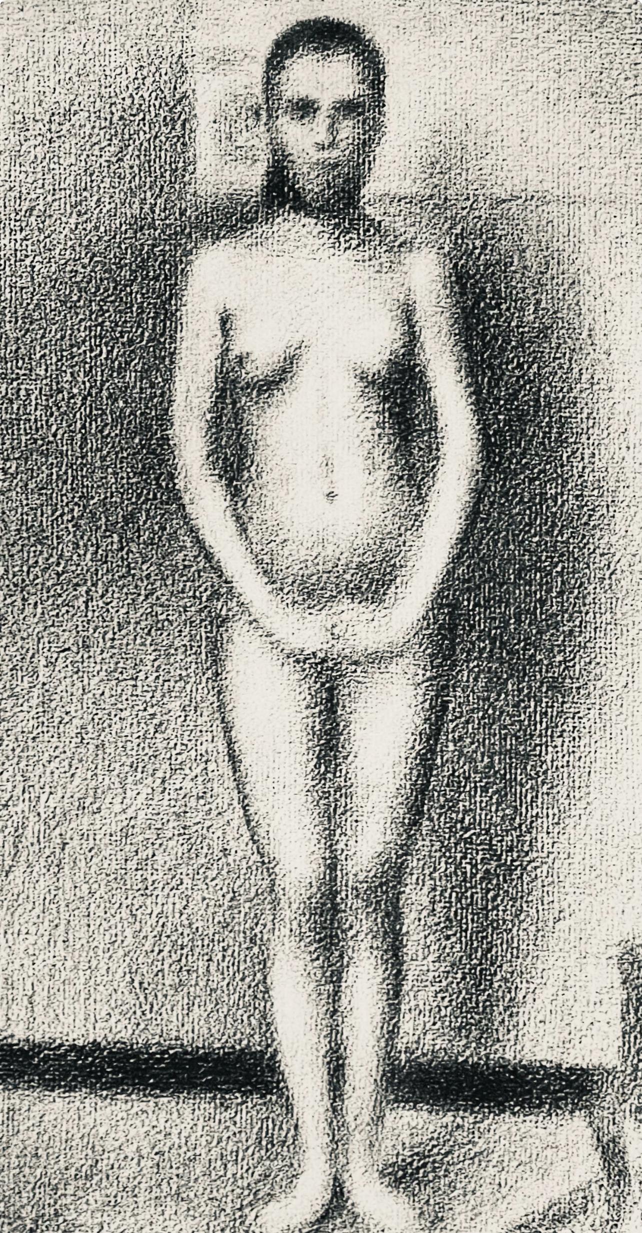 Seurat, La poseuse debout, Seurat (nach) – Print von Georges Seurat