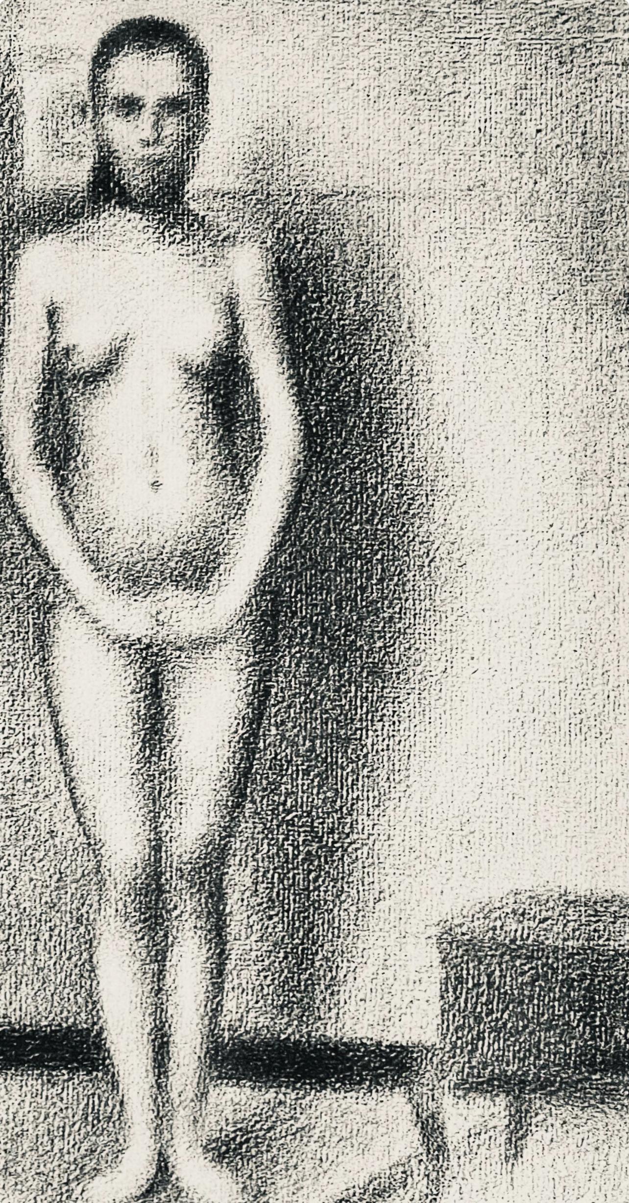 Seurat, La poseuse debout, Seurat (after) - Post-Impressionist Print by Georges Seurat