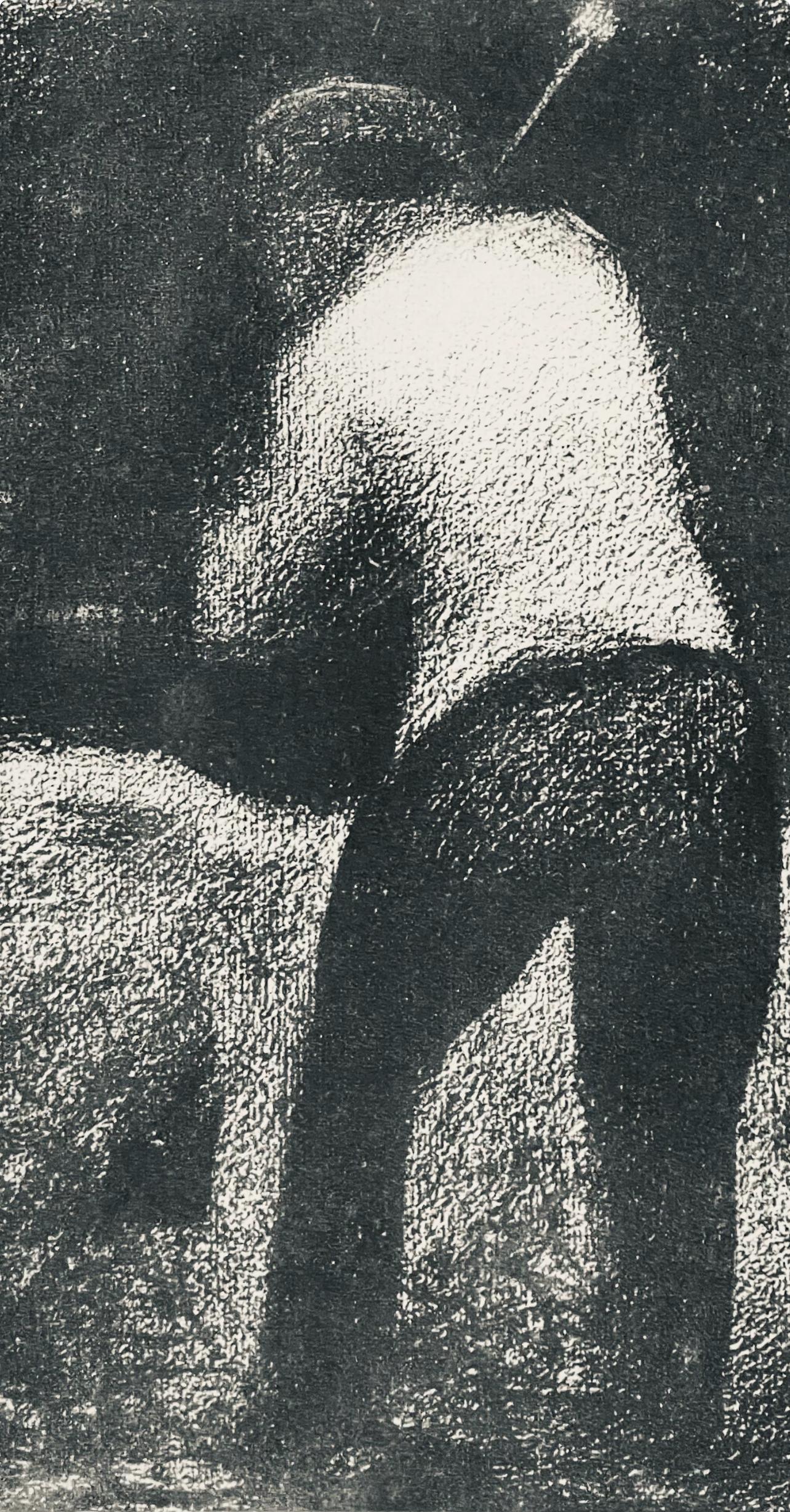 Seurat, Le casseur de pierres, Seurat (nach) – Print von Georges Seurat