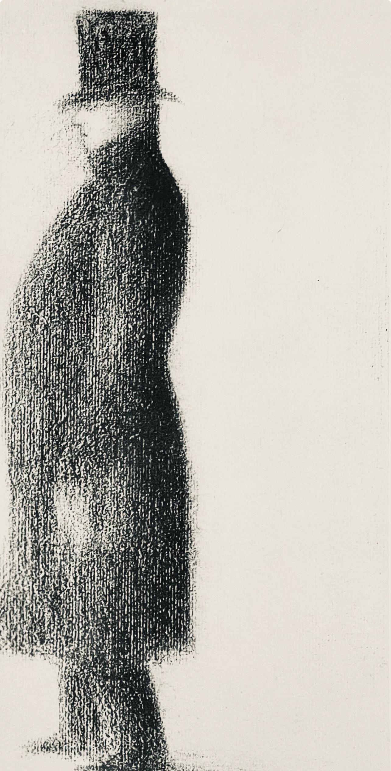 Seurat, Le haut-de-forme, Seurat (after) - Beige Figurative Print by Georges Seurat