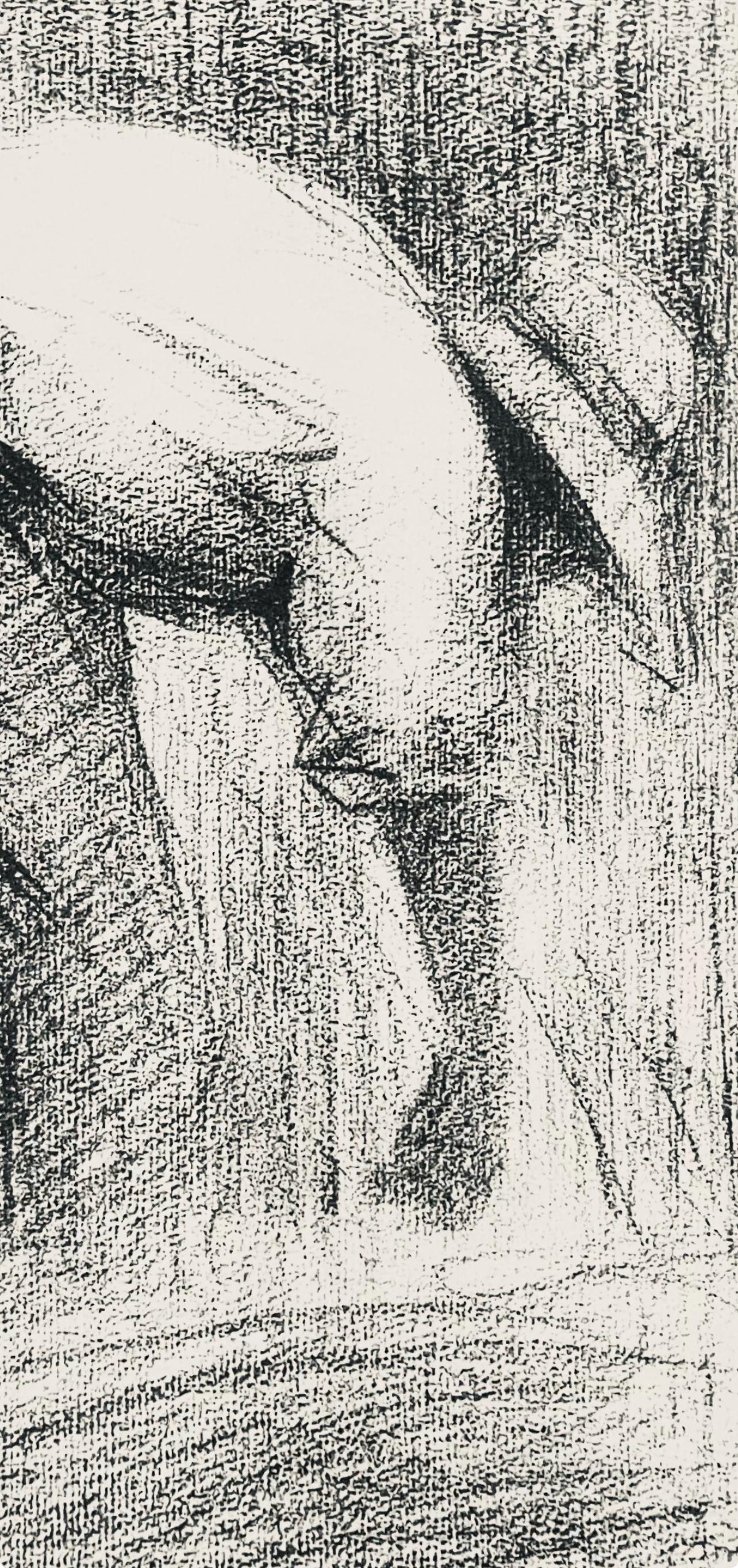 Seurat, Le moissonneur, Seurat (später) – Print von Georges Seurat