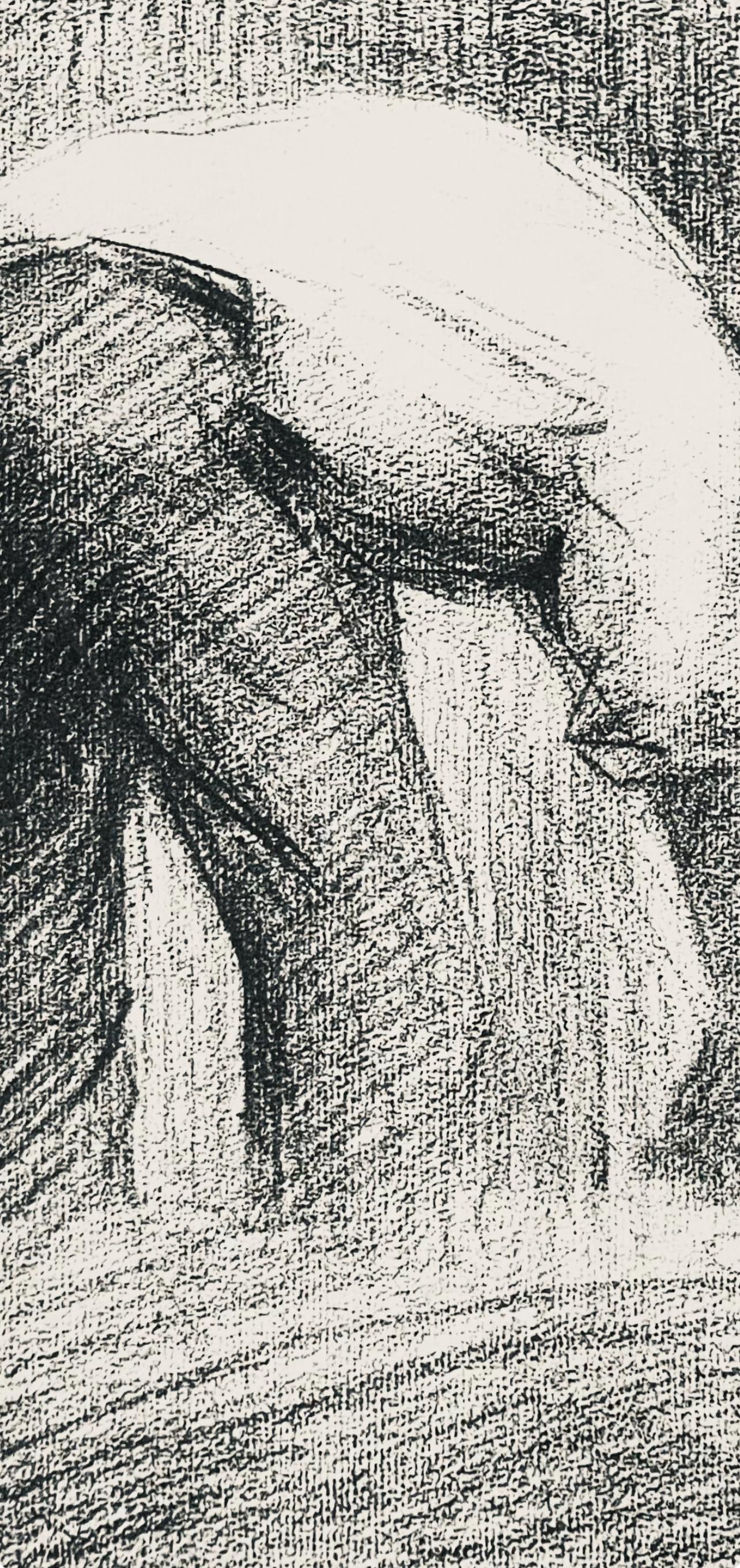 Seurat, Le Moissonneur, Seurat (d'après) - Post-impressionnisme Print par Georges Seurat