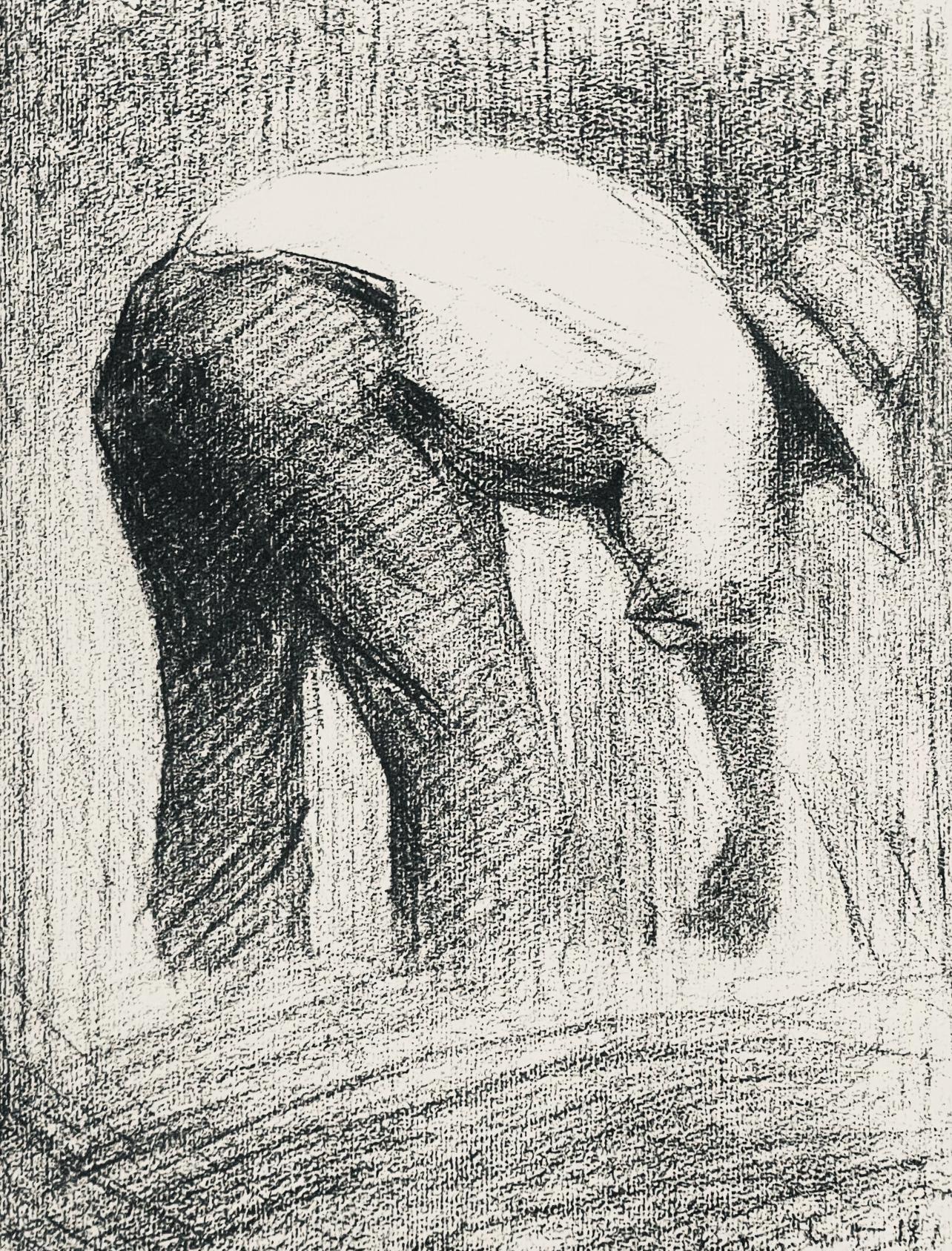 Figurative Print Georges Seurat - Seurat, Le Moissonneur, Seurat (d'après)
