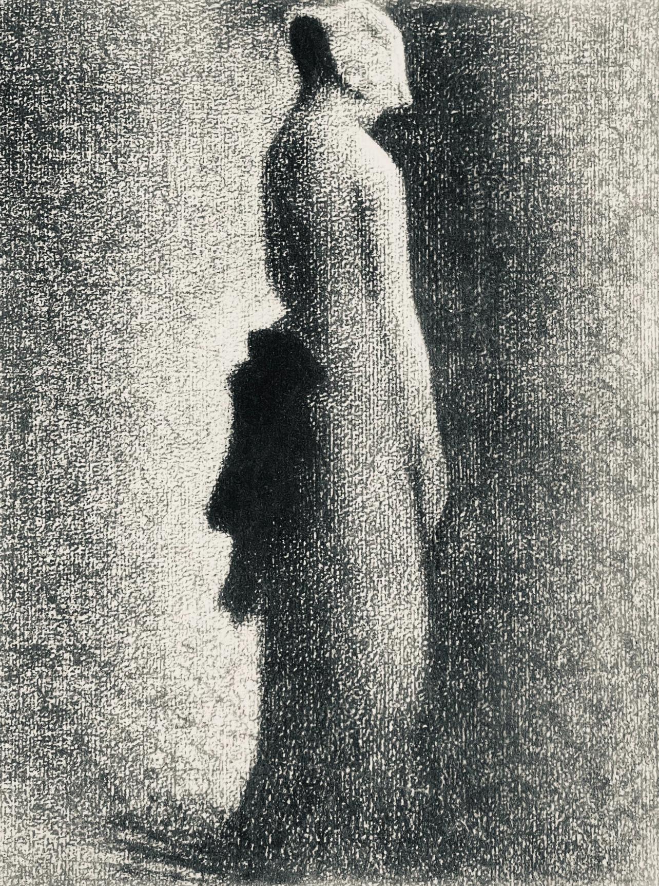 Georges Seurat Landscape Print - Seurat, Le nœud noir, Seurat (after)