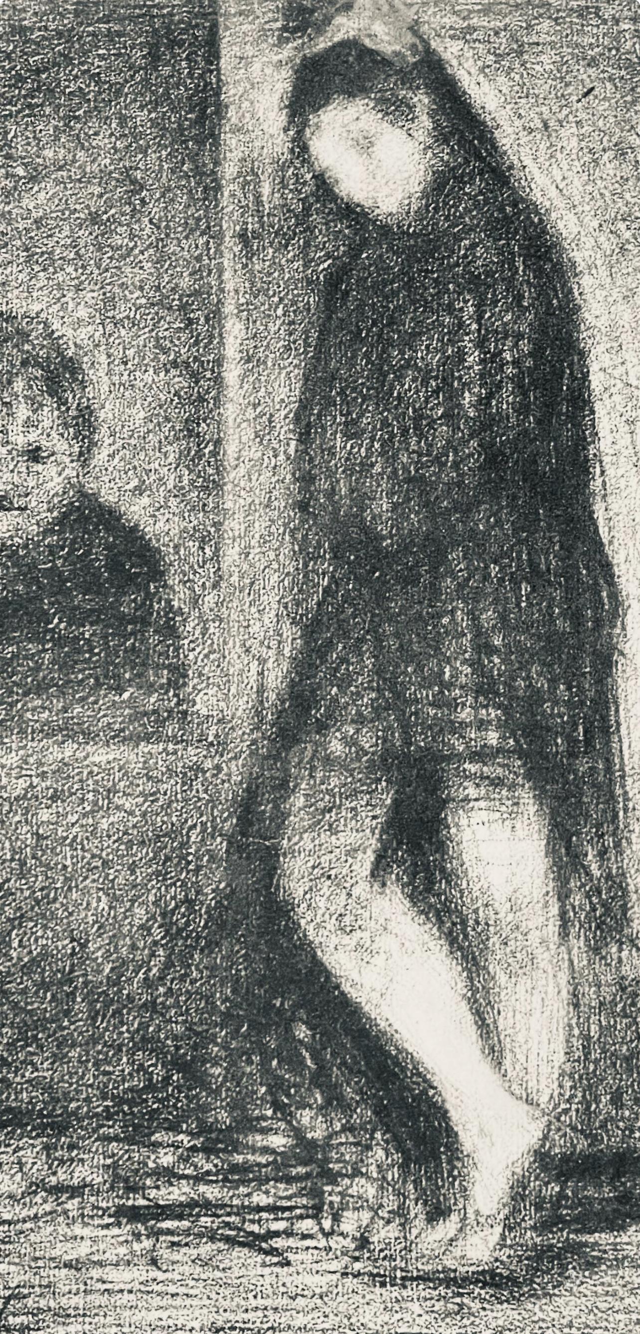 Seurat, Saltimbanques : la danseuse et le caissier - Print de Georges Seurat