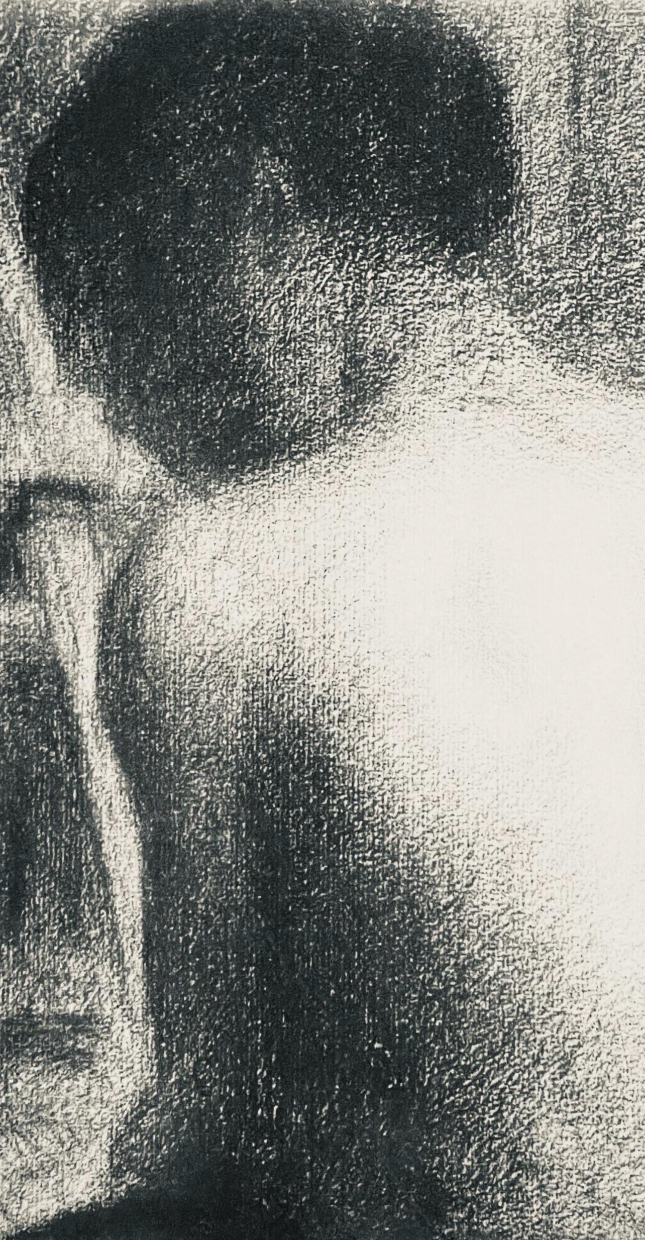 Seurat, Torse d'homme nu, Seurat (nach) – Print von Georges Seurat
