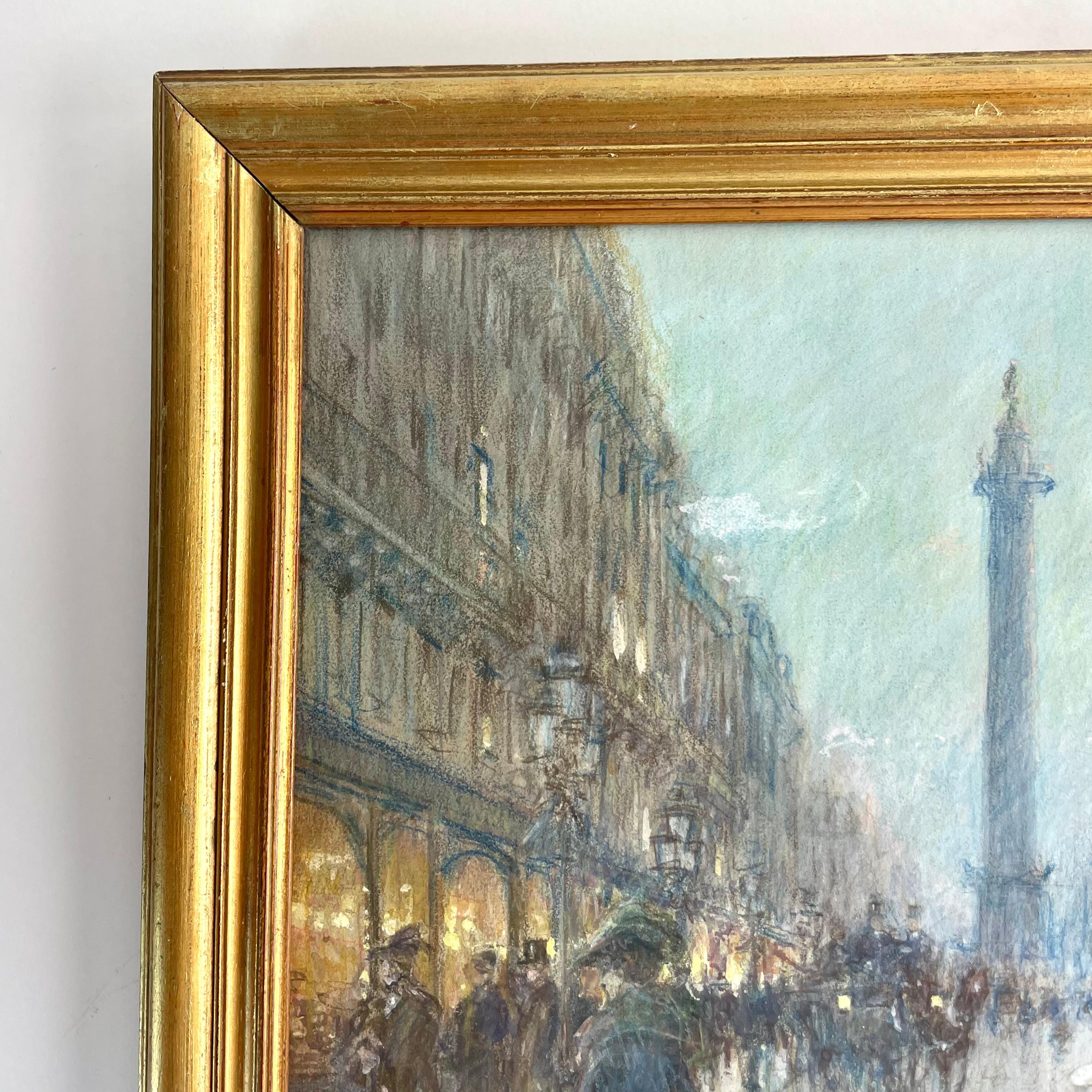 Georges Stein (1864-1917) - Scène de rue, rue de la Paix avec la Colonne Vendome en vente 9