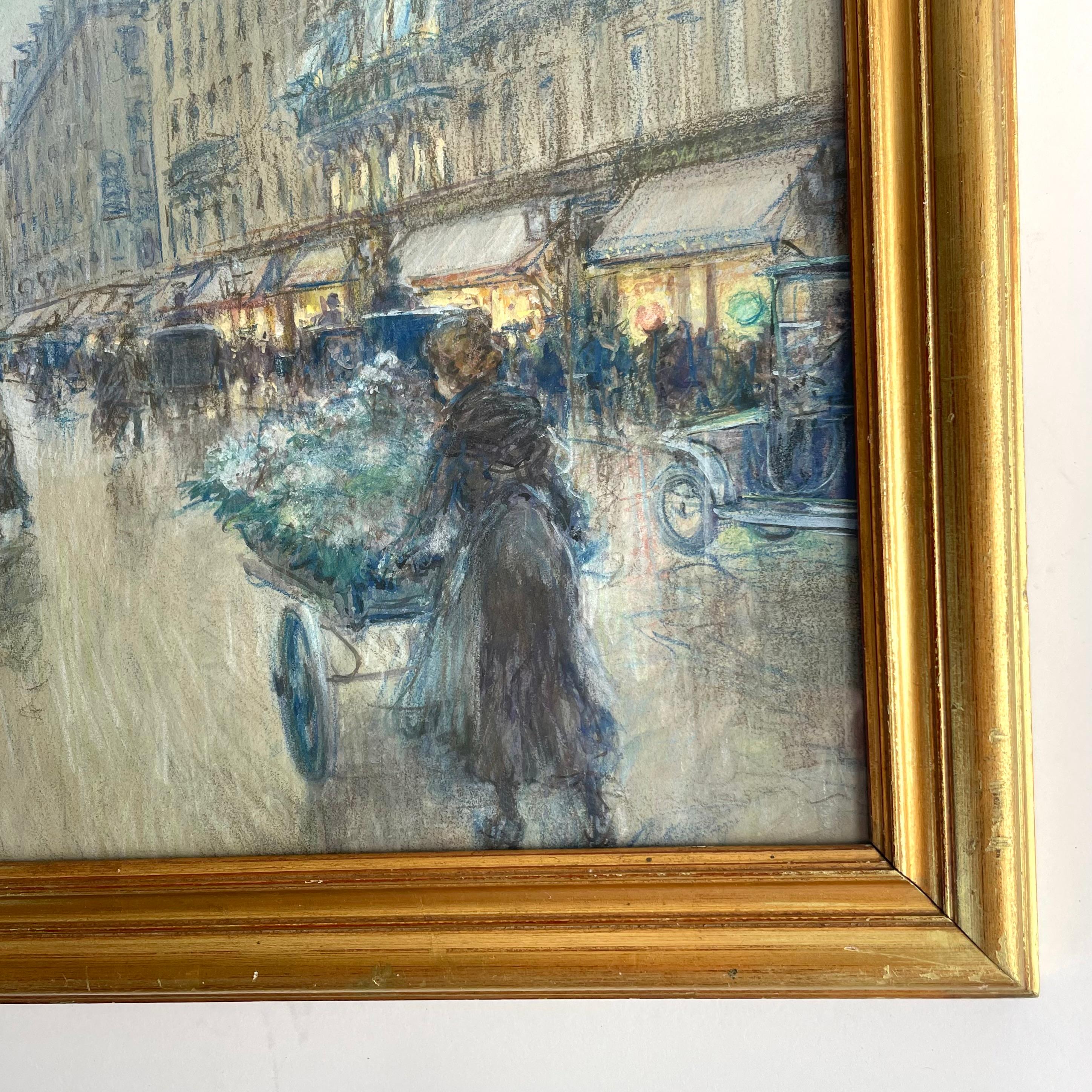 Georges Stein (1864-1917) - Scène de rue, rue de la Paix avec la Colonne Vendome en vente 12