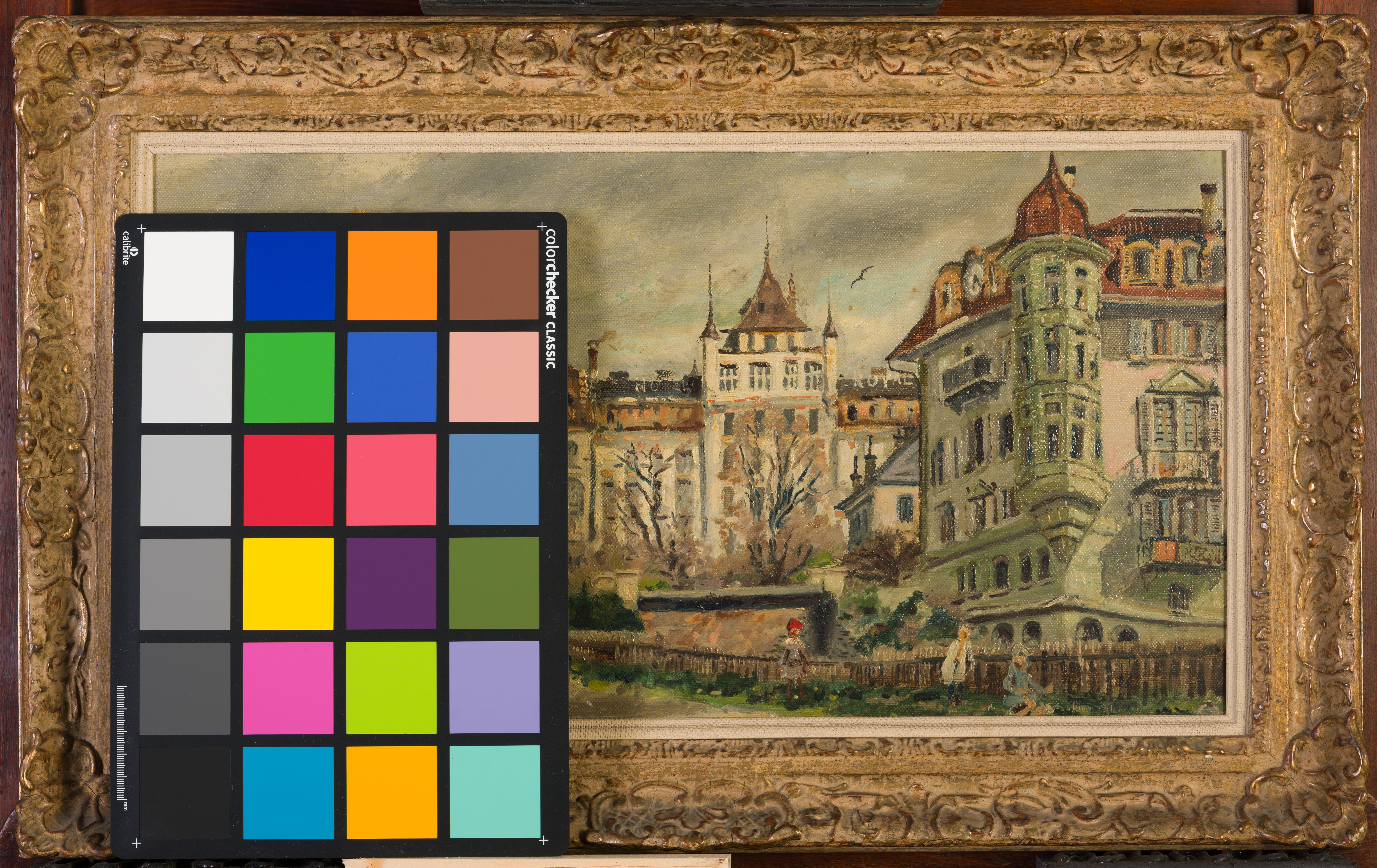 Hotel, Neuilly, París. - Painting de Georges Stein