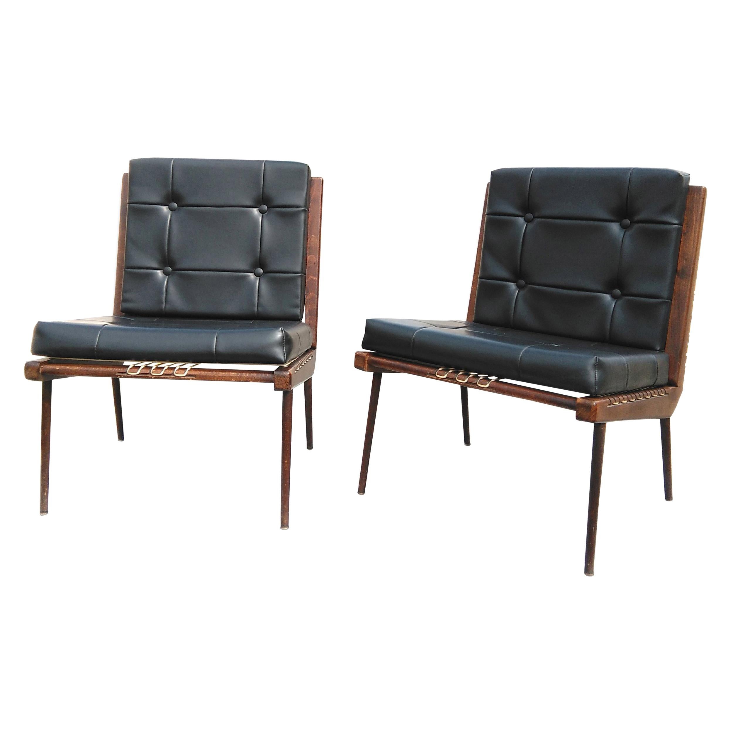Georges Tigien Pair of Chairs, France, 1960s