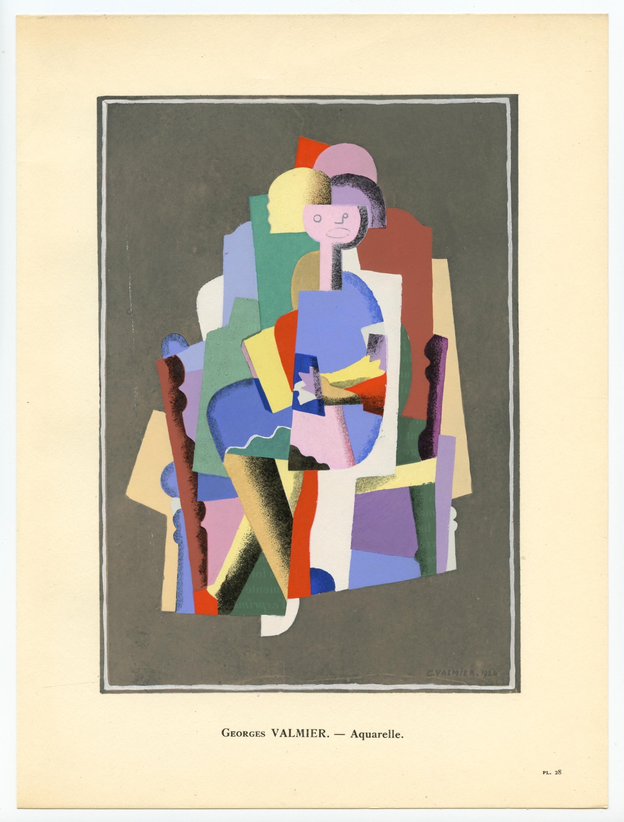 Georges Valmier – Pochoir 1