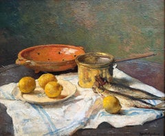 'The Fisherman’s Table, 1940' by Georges Van Puyenbroeck (1906 – Antwerp – 1982)