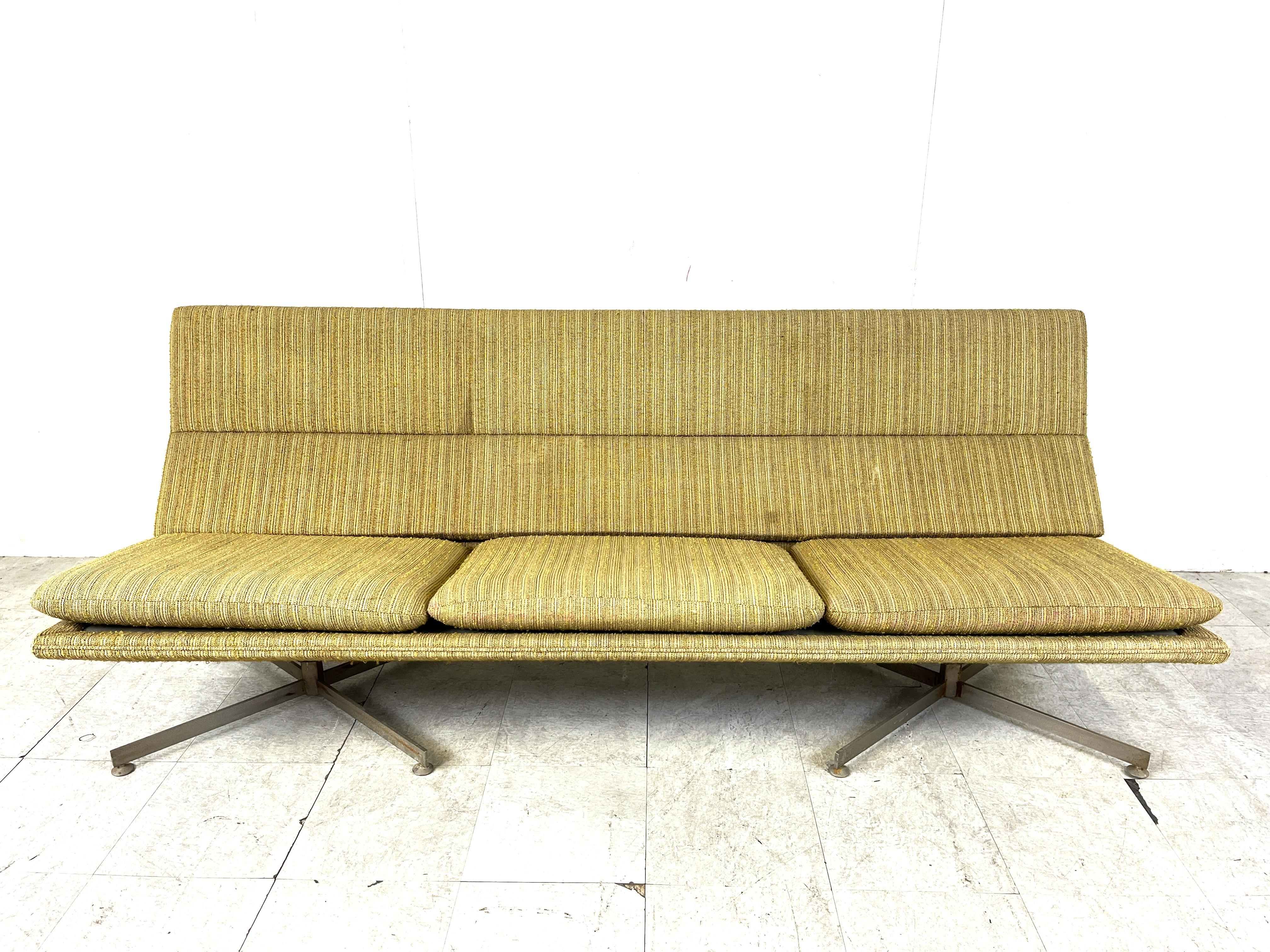 Mid-Century Modern Georges van Rijck for Beaufort sofa, 1950s