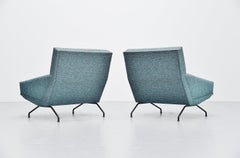 Georges van Rijck Lounge Chairs Beaufort Belgium 1960