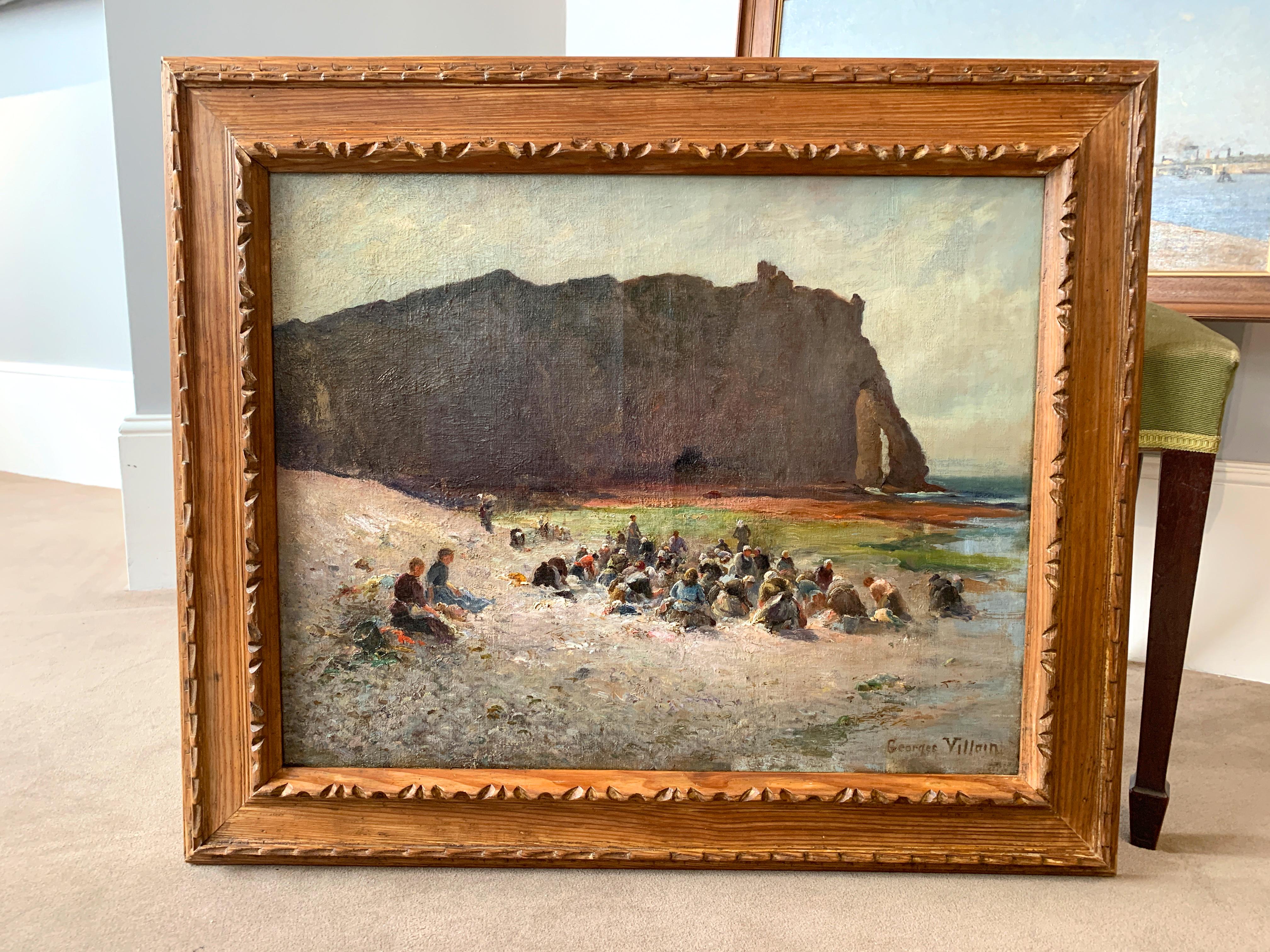 Etretat, washerwomens in Normandy For Sale 2