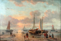 Retour de Pêche Georges Wilhelm Opdenhoff (1807-1873)