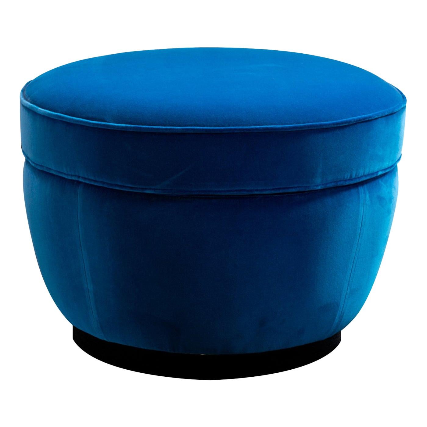 Georgette Cobalt Pouf By Dom Edizioni For Sale