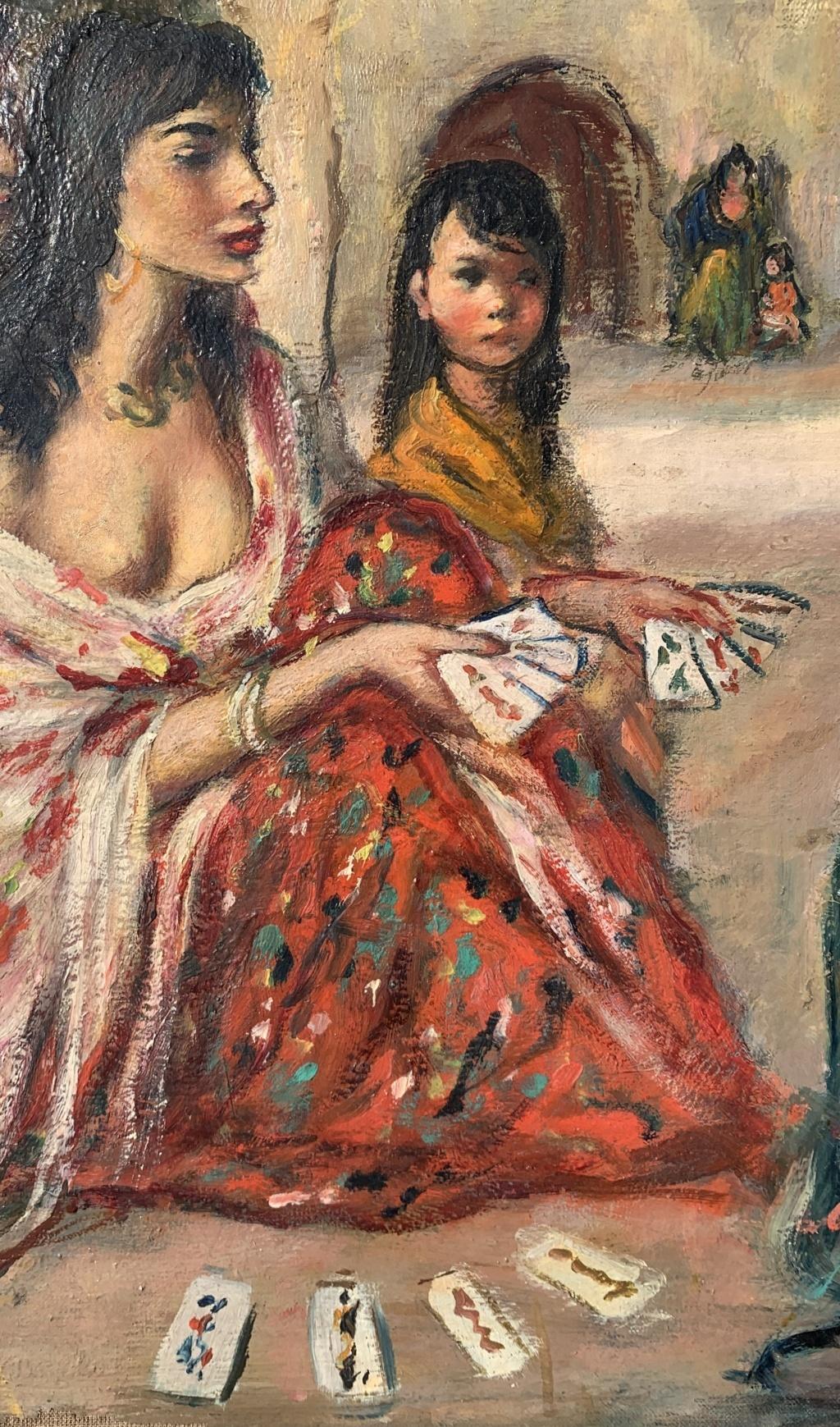 Georgette Nivert (French painter)- 19th century figure painting - Spanish girls For Sale 2