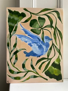 A Bird, Oil on Board, 38 x 28 cm, 2021