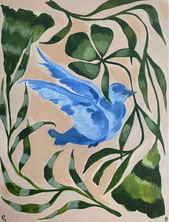 A Bird, Oil on Board, 38 x 28 cm, 2021