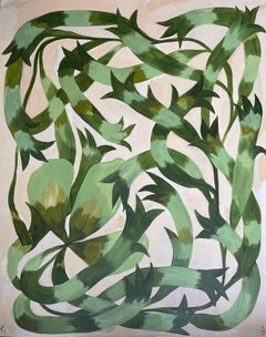 Southern Shrub, Öl auf Karton, 76 x 61 cm, 2021
