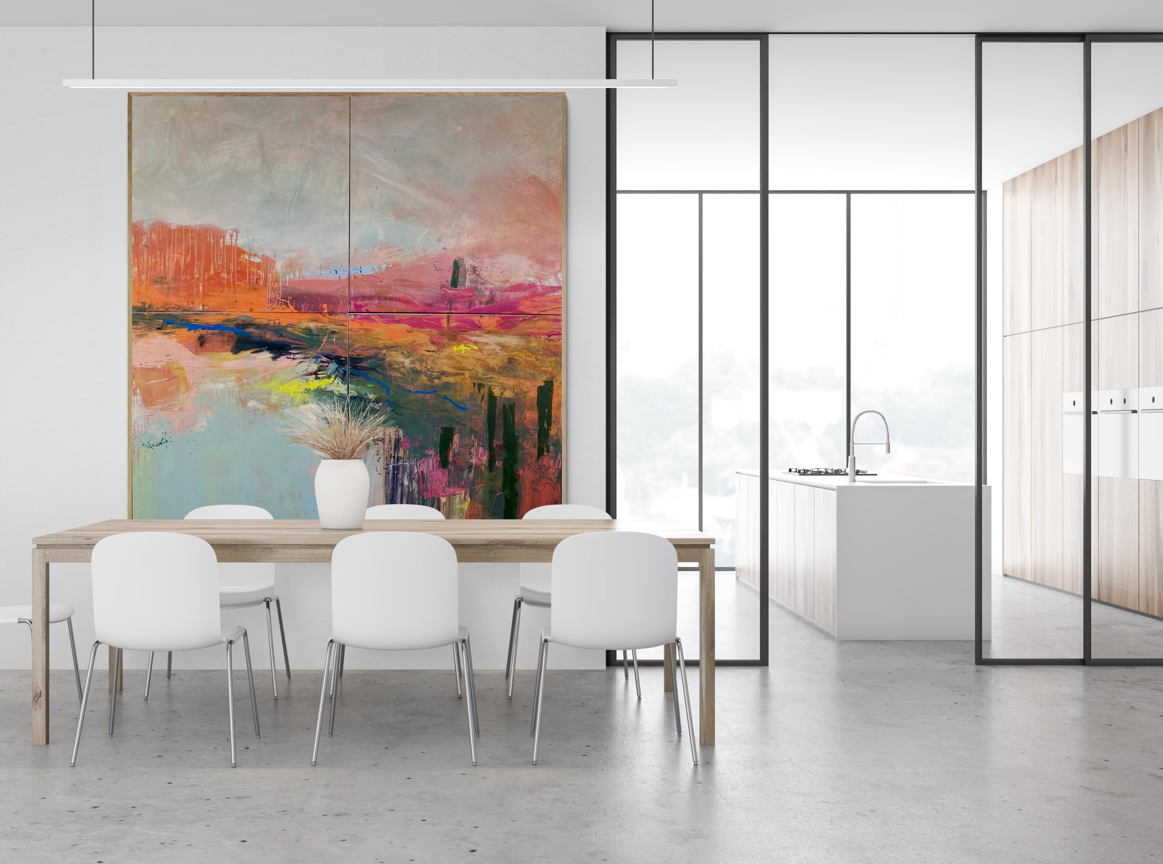 Higher Than The Wind (200x200cm), Abstract, Modern art  For Sale 2
