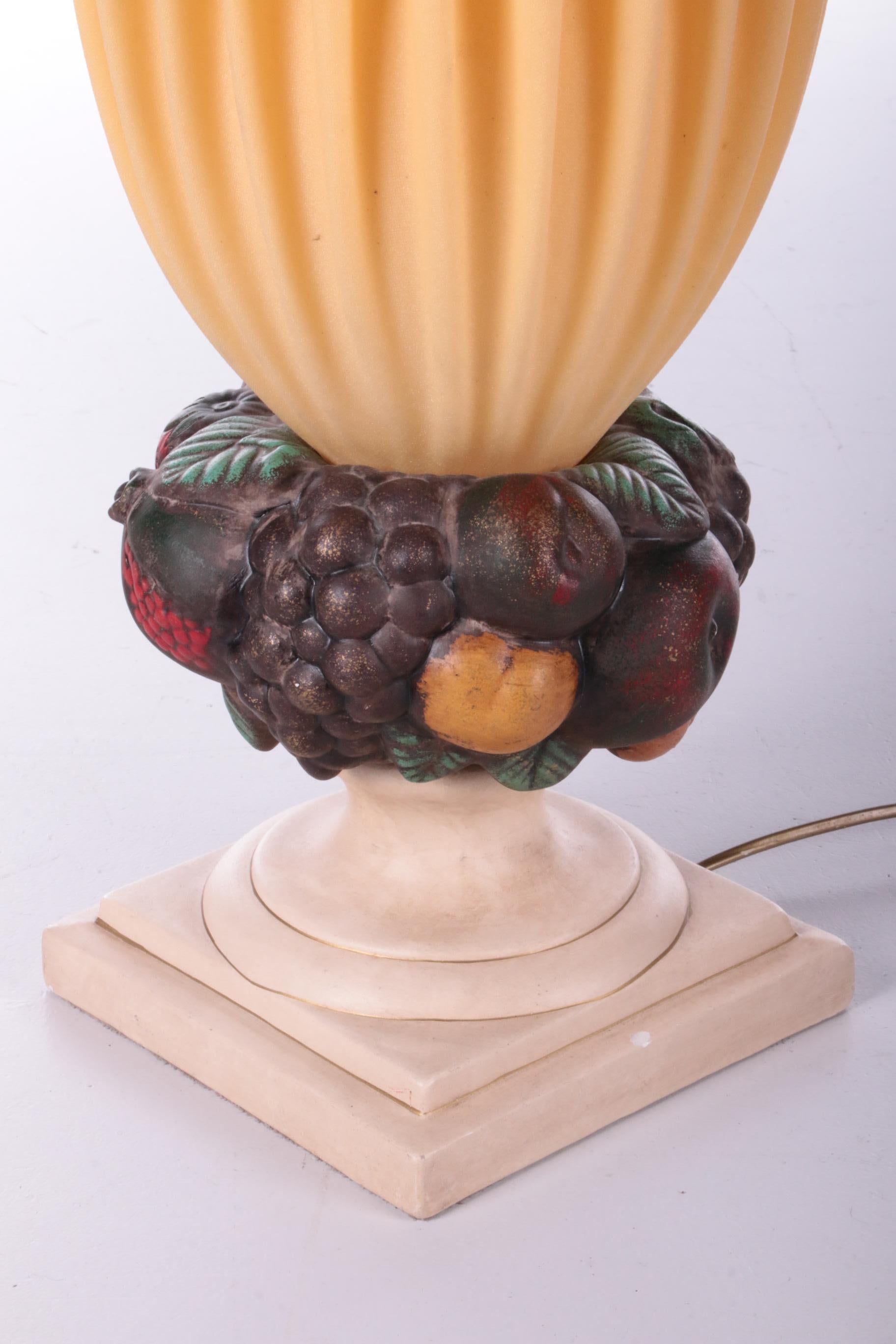 Regency Georgia Jacob Rare 'Fruit D'ange' Lamp, 1970s For Sale