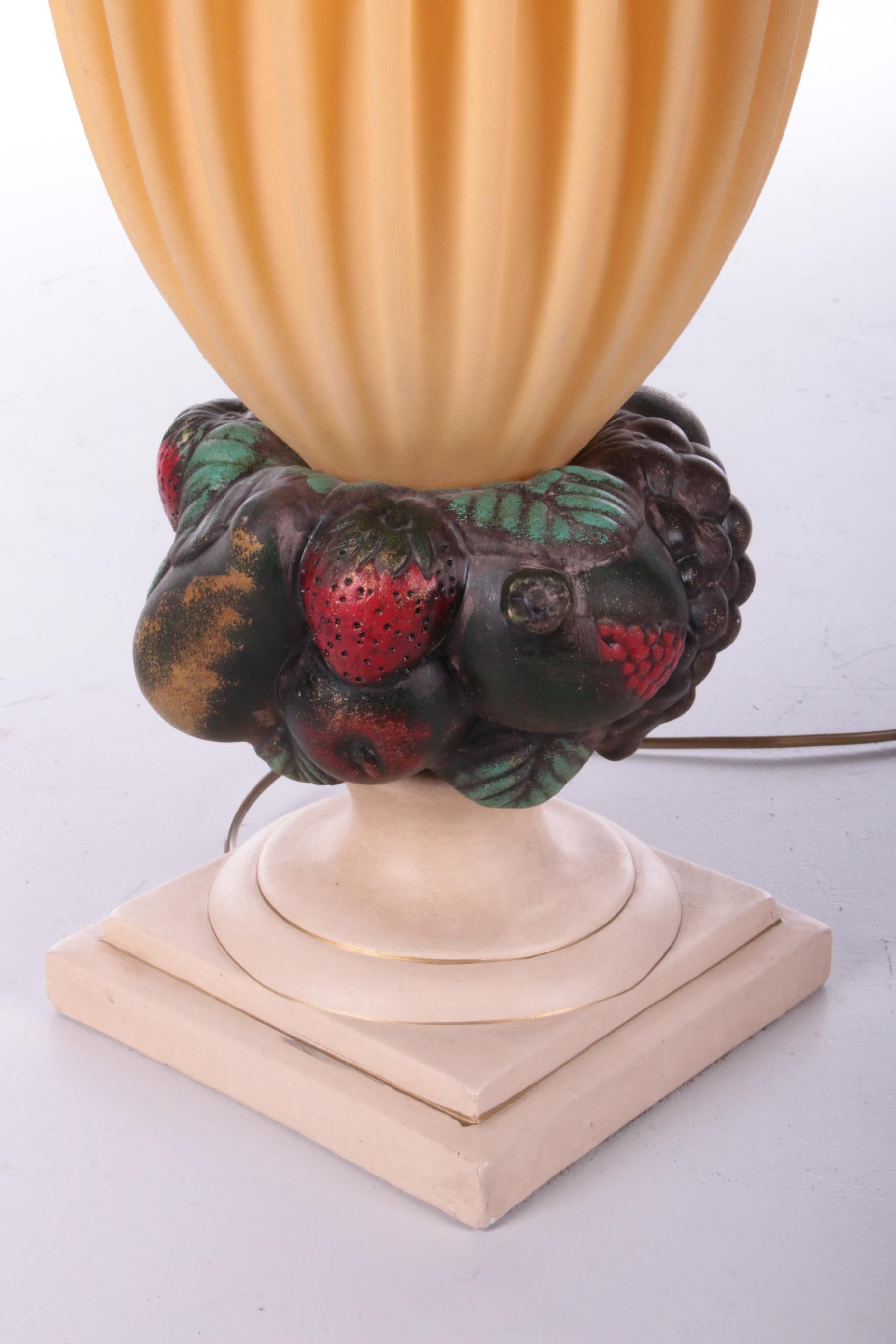 French Georgia Jacob Rare 'Fruit D'ange' Lamp, 1970s For Sale