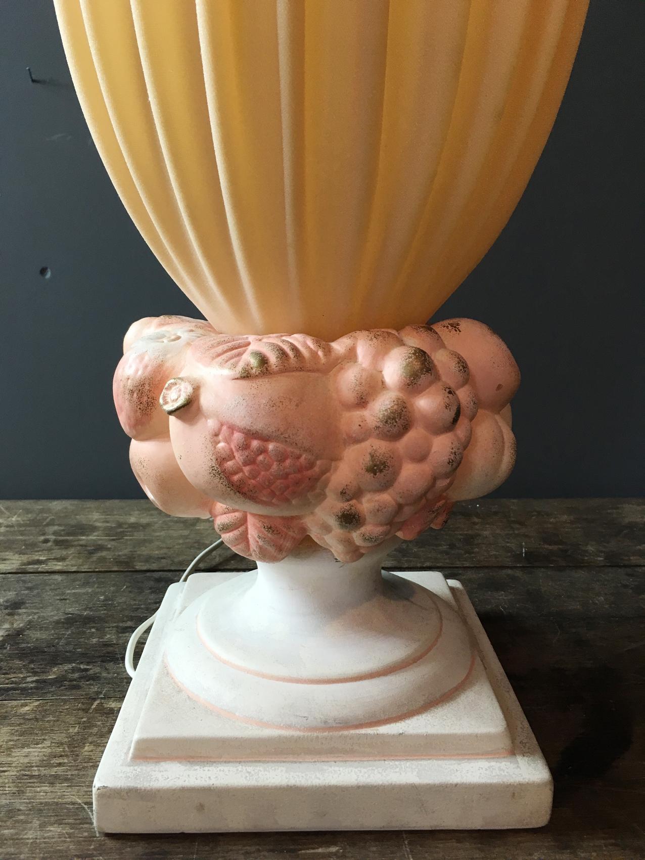 Georgia Jacob Rare 'Fruit D'ange' Lamp, 1970s In Good Condition In Hastings, GB