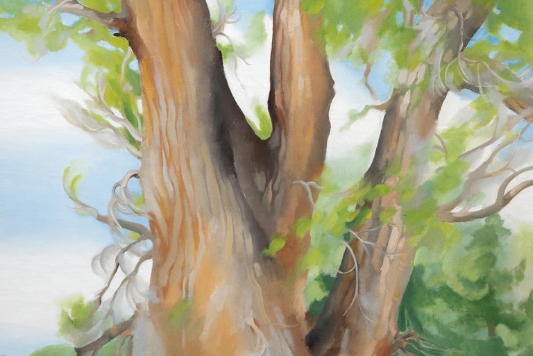 Cottonwood Tree (Near Abiquiu), New Mexico - American Modern Painting by Georgia O'Keeffe