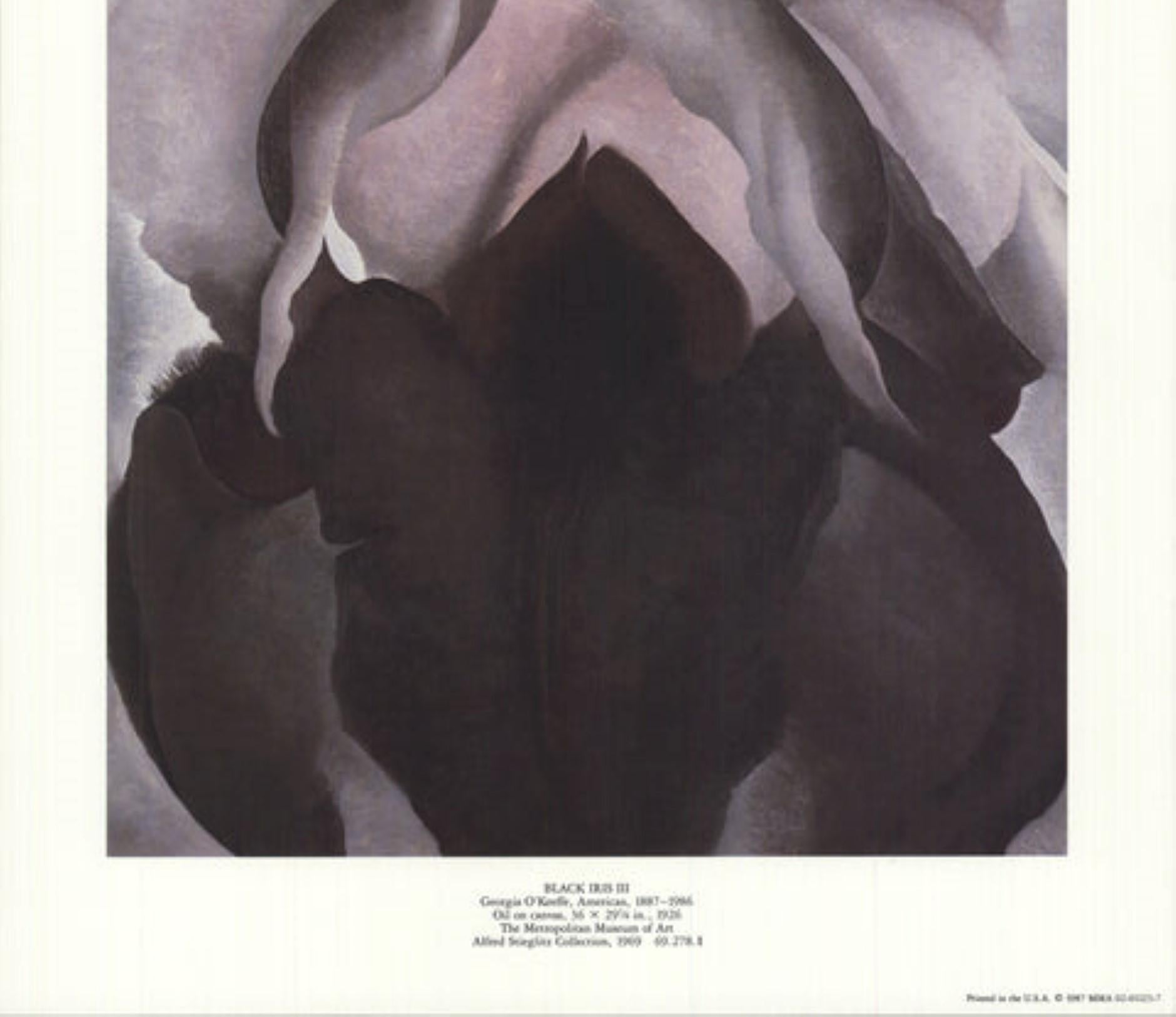 Black Iris III By Georgia O'Keeffe For Sale 1