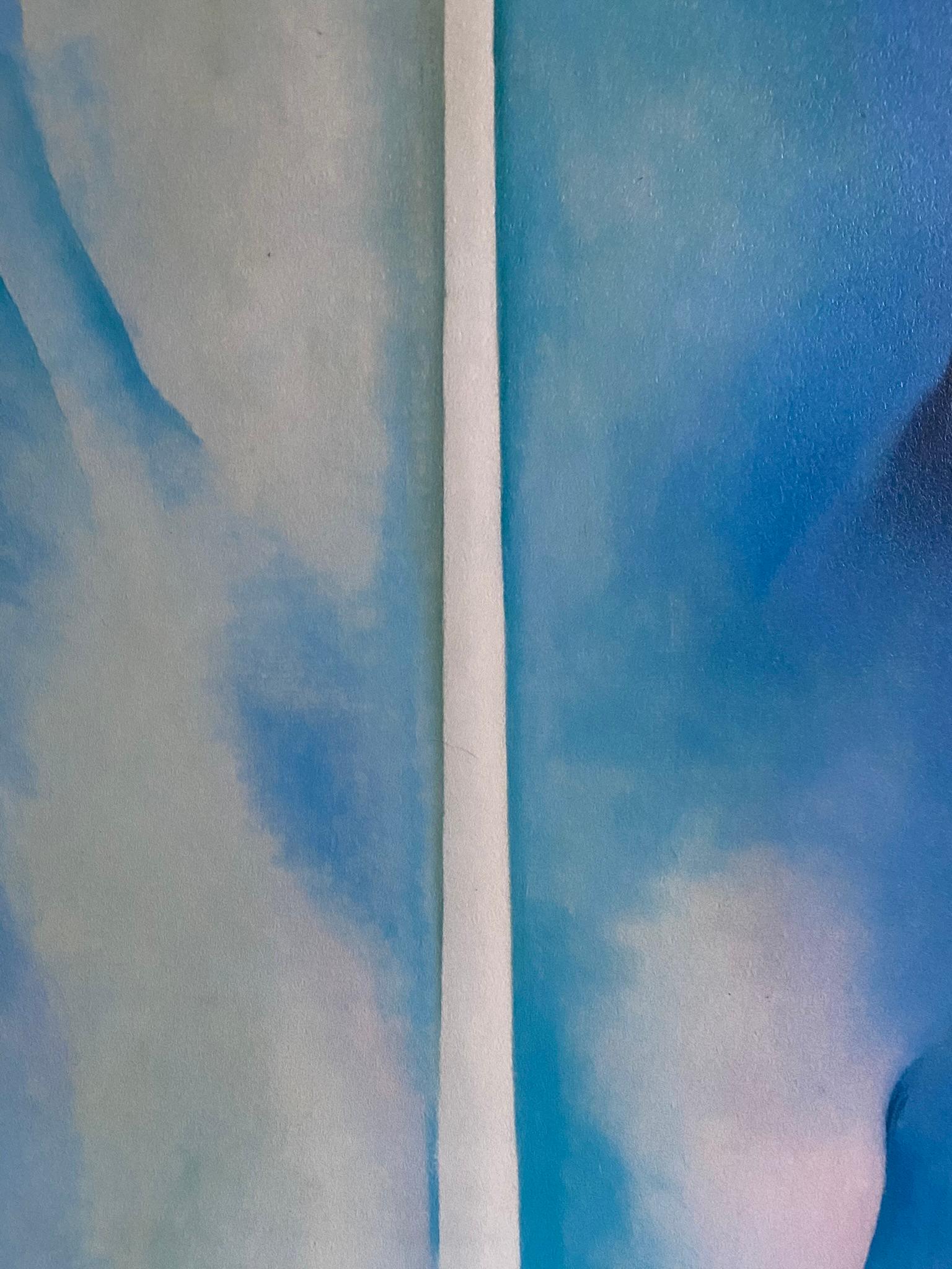 Georgia O'Keeffe-Print de haute qualité par MoMA vers1997-Abstraction Blue-GSYStudio en vente 15