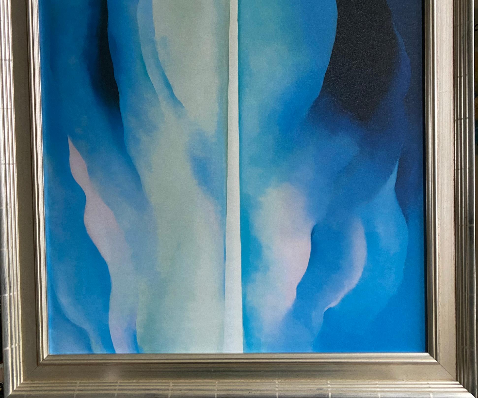 Georgia O'Keeffe-High Quality print by MoMA circa1997-Abstraction Blue-GSYStudio For Sale 11