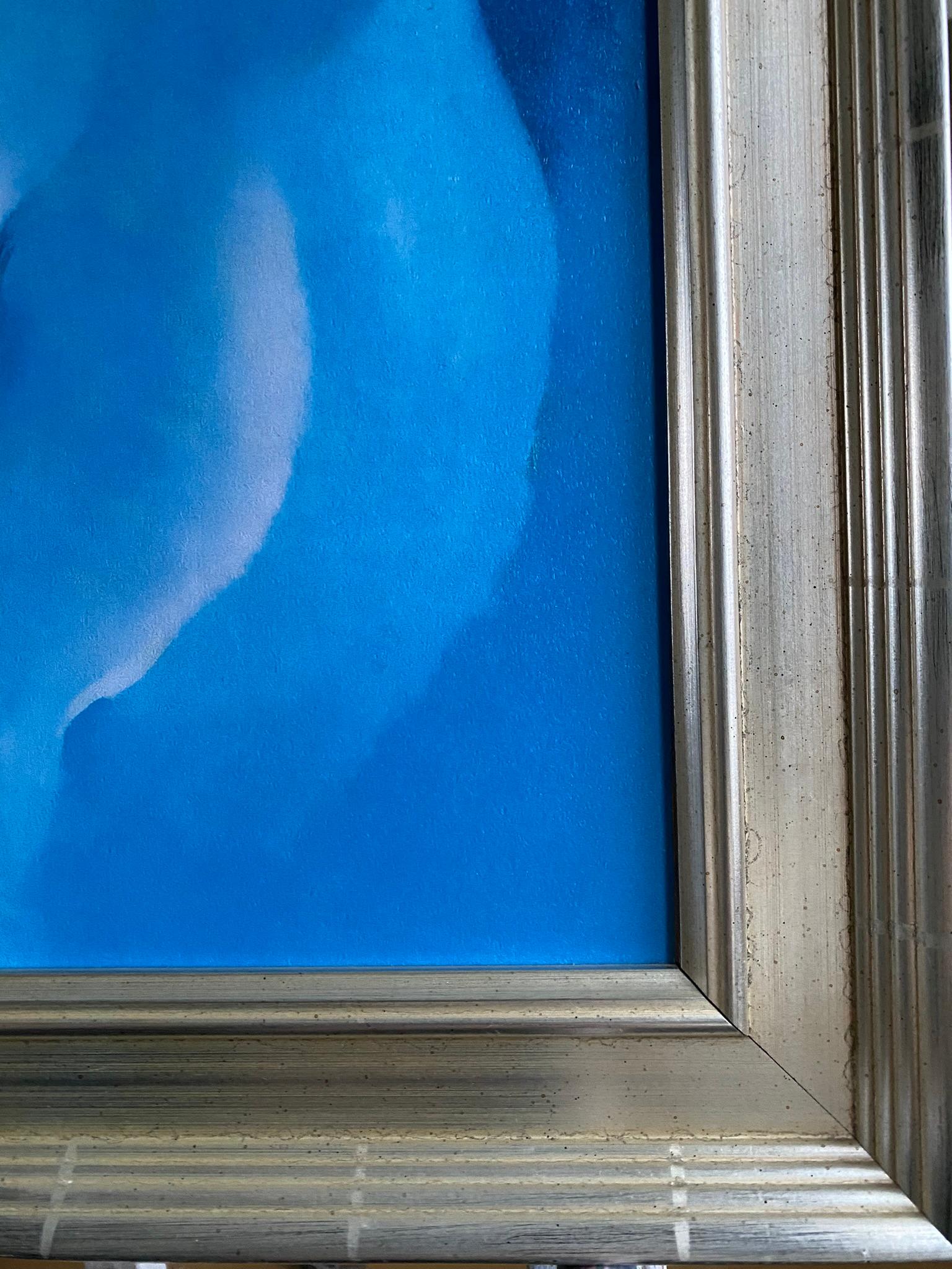 Georgia O'Keeffe-High Quality print by MoMA circa1997-Abstraction Blue-GSYStudio For Sale 17