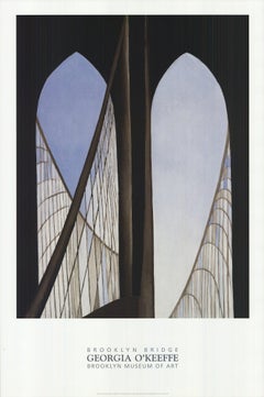 Vintage Georgia O'Keeffe 'Brooklyn Bridge'