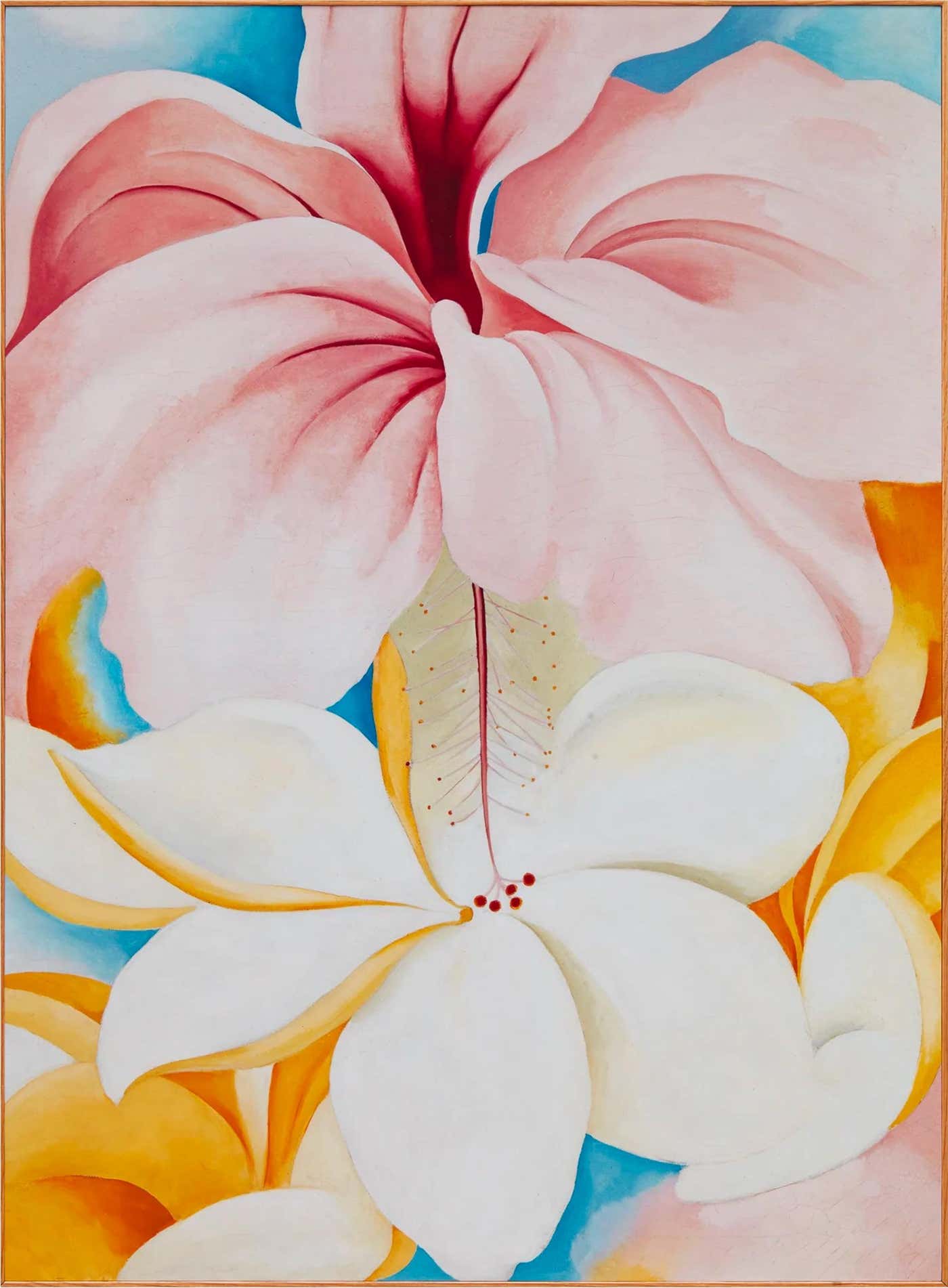 O'Keeffe O’Keeffe Hibiscus Framed Print For Sale at