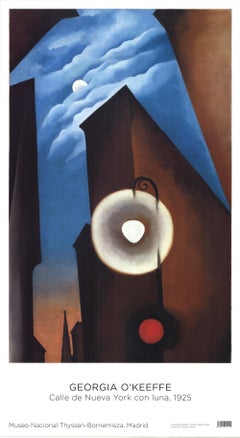 Georgia O'Keeffe 'New York Street with Moon'