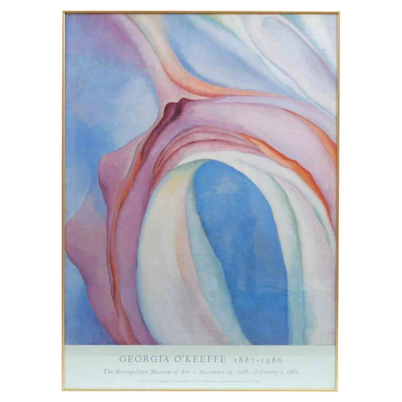 Georgia O’Keefe Framed Exhibition Poster