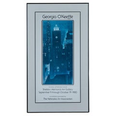 Georgia O'Keefe "New York Night" Framed Print