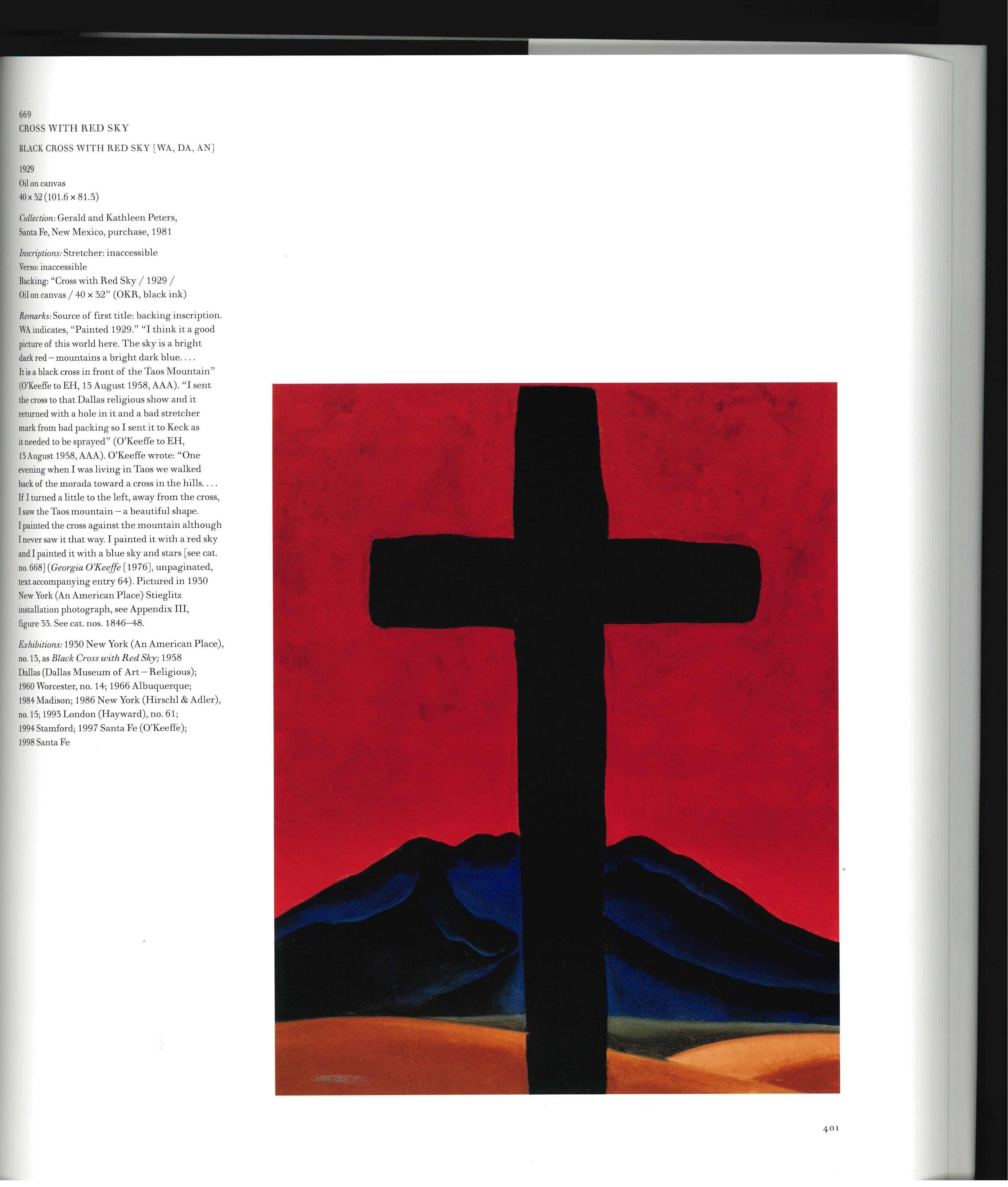 georgia o'keeffe black cross