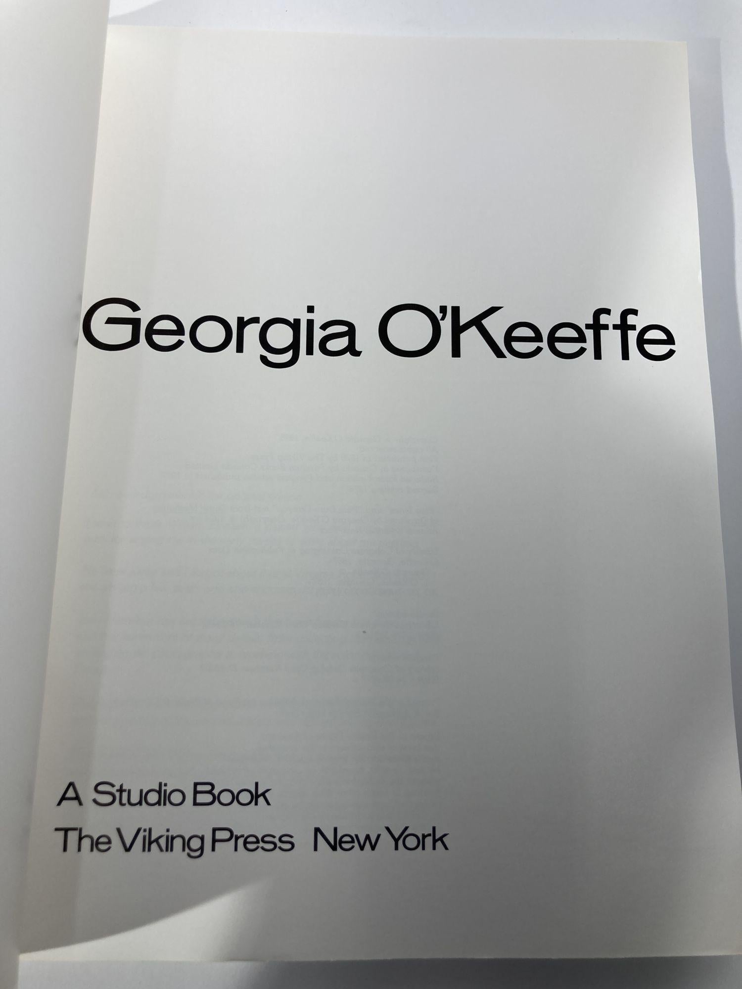 American Vintage 1978 Georgia O'Keeffe Coffee Table Book