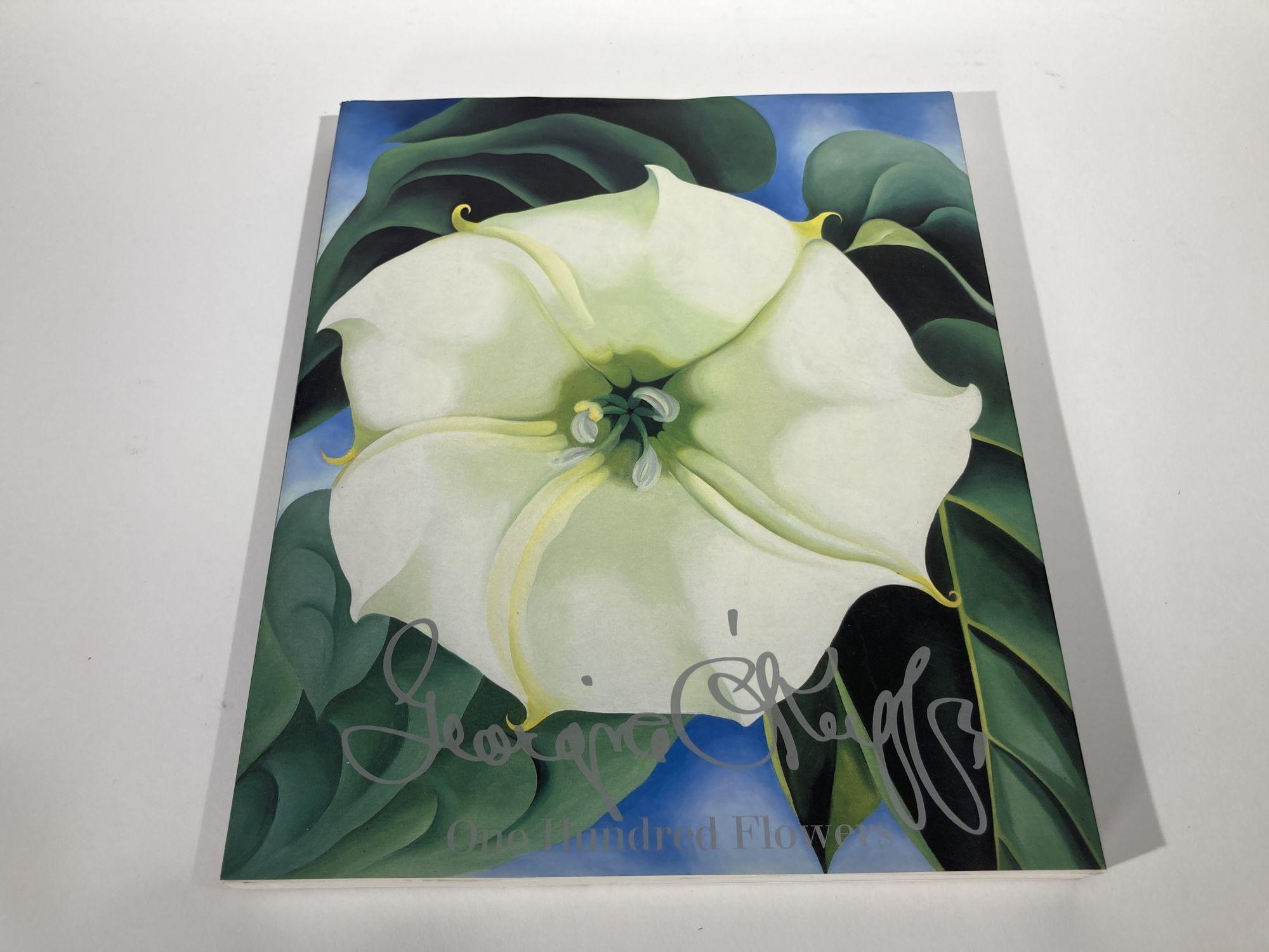 Expressionist Georgia O'Keeffe One Hundred Flowers Coffee Table Hardcover Art Book 1987